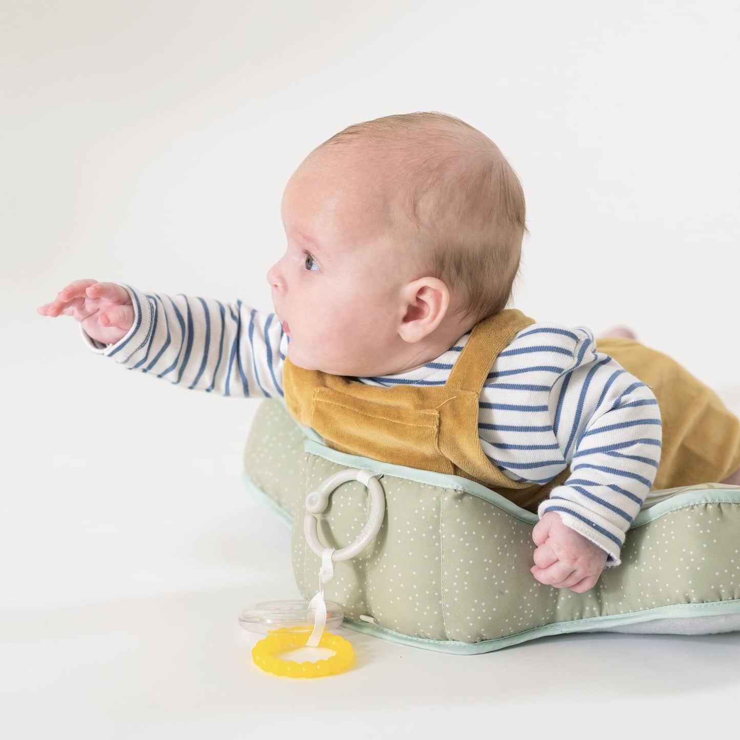 Taf Toys Tummy Time Support Toy with Detachable Toys for Newborn & Up, Develops Muscles for Crawling Montessori Sensory Crawling Toy for Infant Newborn Toddler Tummy Time Toys 0-6 Months Babies