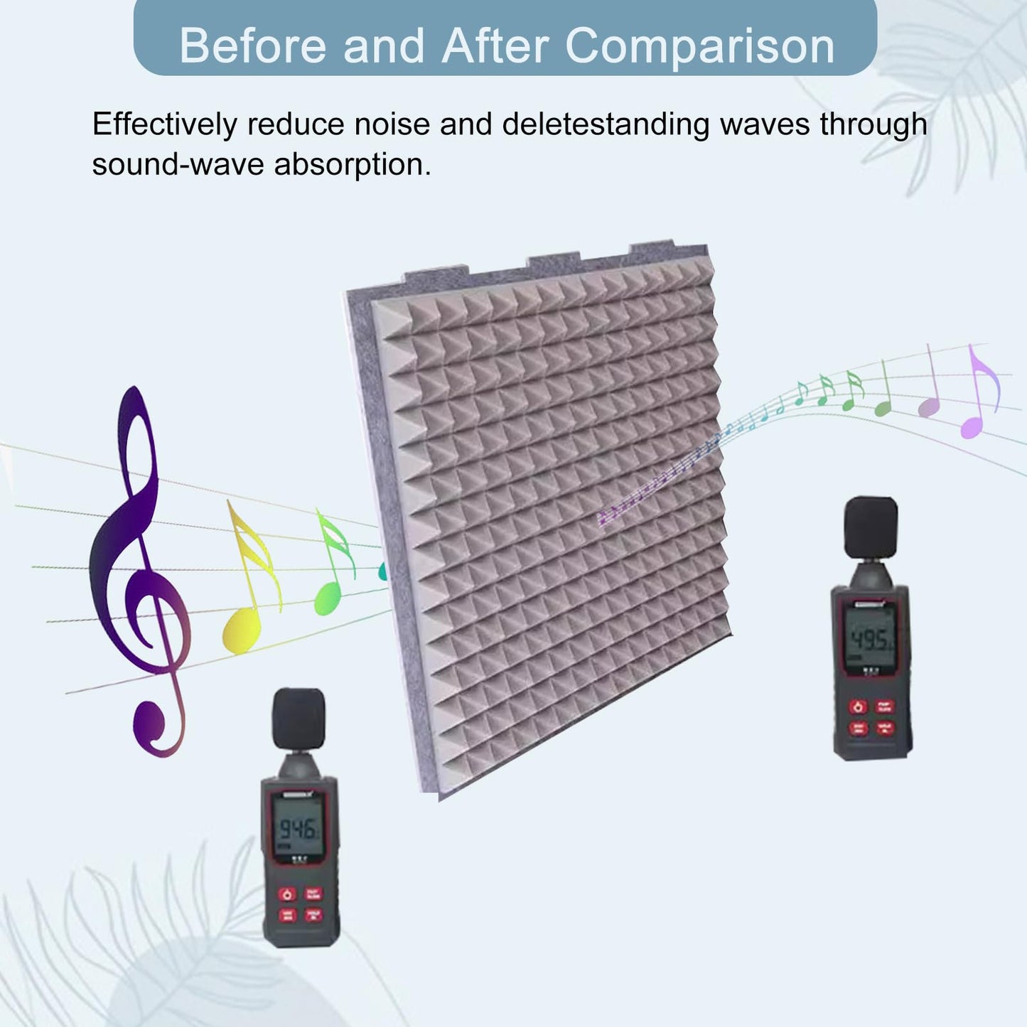 Desktop Soundproof Cover, Portable Vocal Booth, Microphone Isolation Booth Cube, Vocal Absorbing Shield, Small Music Recording Studio for Home Studio(Grey, 70x70cm)