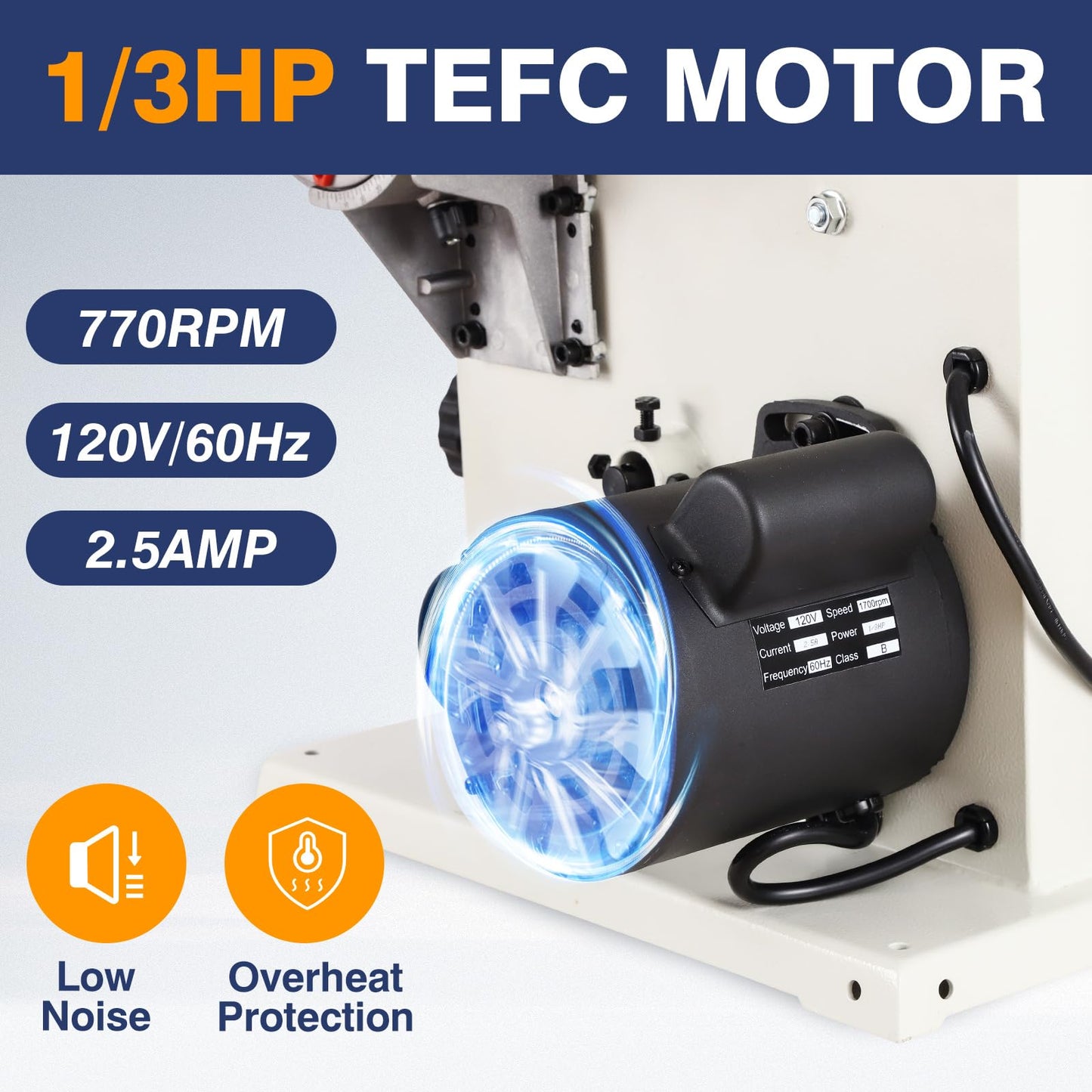 QD-KYOHO Band Saw, Portable 9-Inch Bandsaw for Woodworking, 770 FPM Benchtop, 1/3 HP, 120 V 2.5-Amp Motor, Band Saws with Cast-Aluminum Worktable with Scale, Steel Bandsaws with Miter Gaug