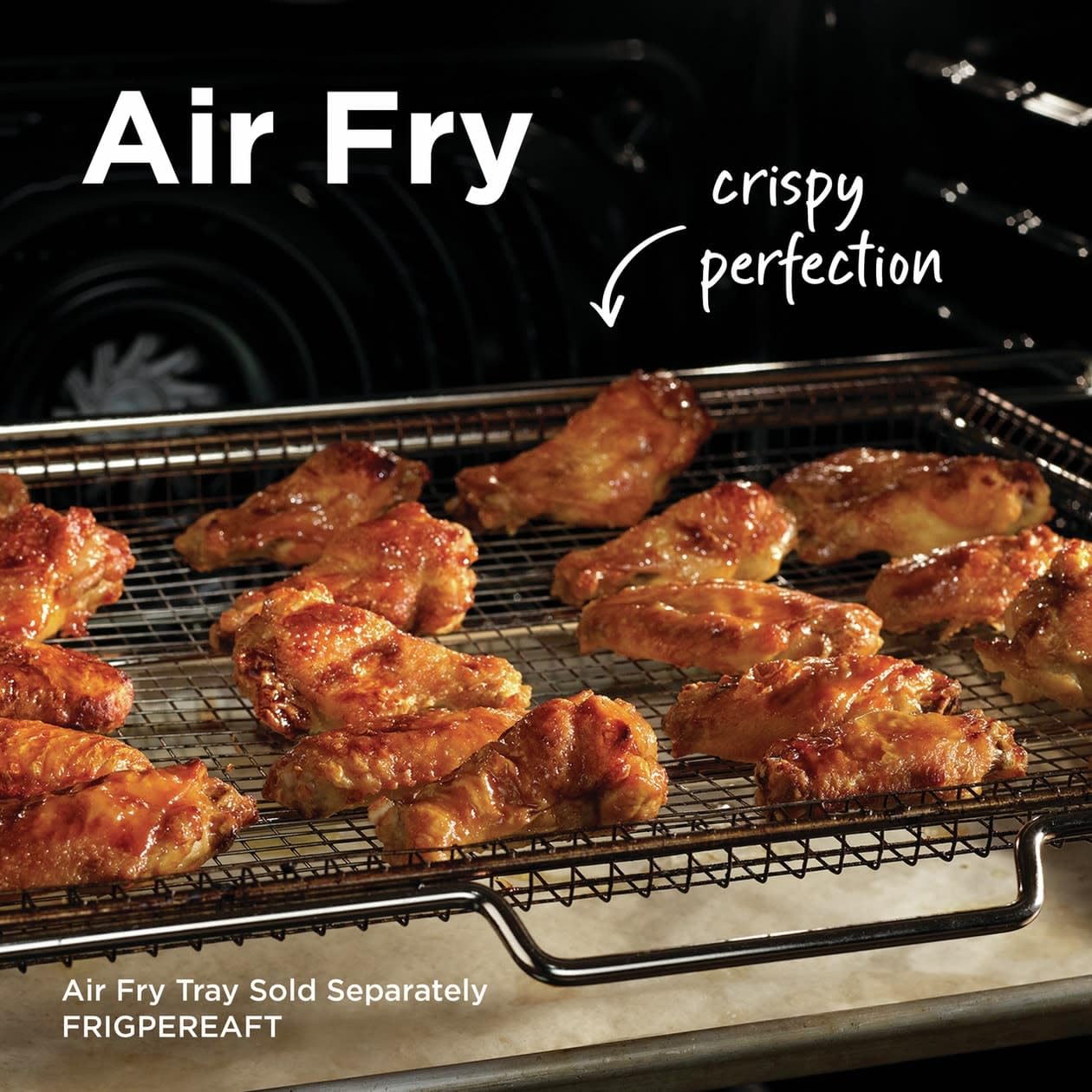Frigidaire FCRE3083AS 30 in. 5.3 cu. ft. 5 Burner Element Freestanding Self-Cleaning Electric Range in Stainless Steel with Air Fry