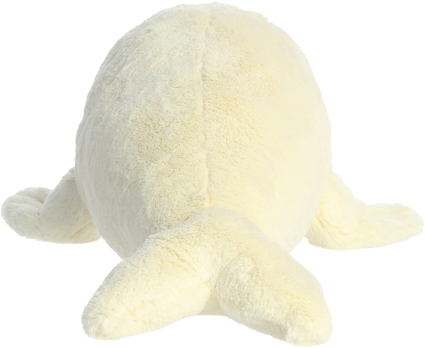 Aurora® Snuggly Super Flopsie™ Baby Harp Seal Stuffed Animal - Large Size for Giant Cuddles - Perfect for Decorating Rooms and Birthday Gifts - White 29 Inches
