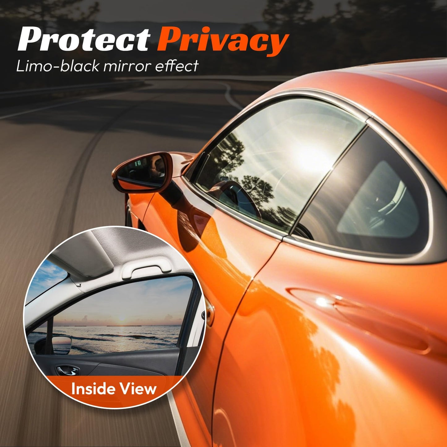 PAMAGOO Window Tint Car 35% VLT, 36" x100' Ceramic Window Roll for Privacy Sun & Glare Protection UV Heat Blocking, Scratch Resistant 5-Layer