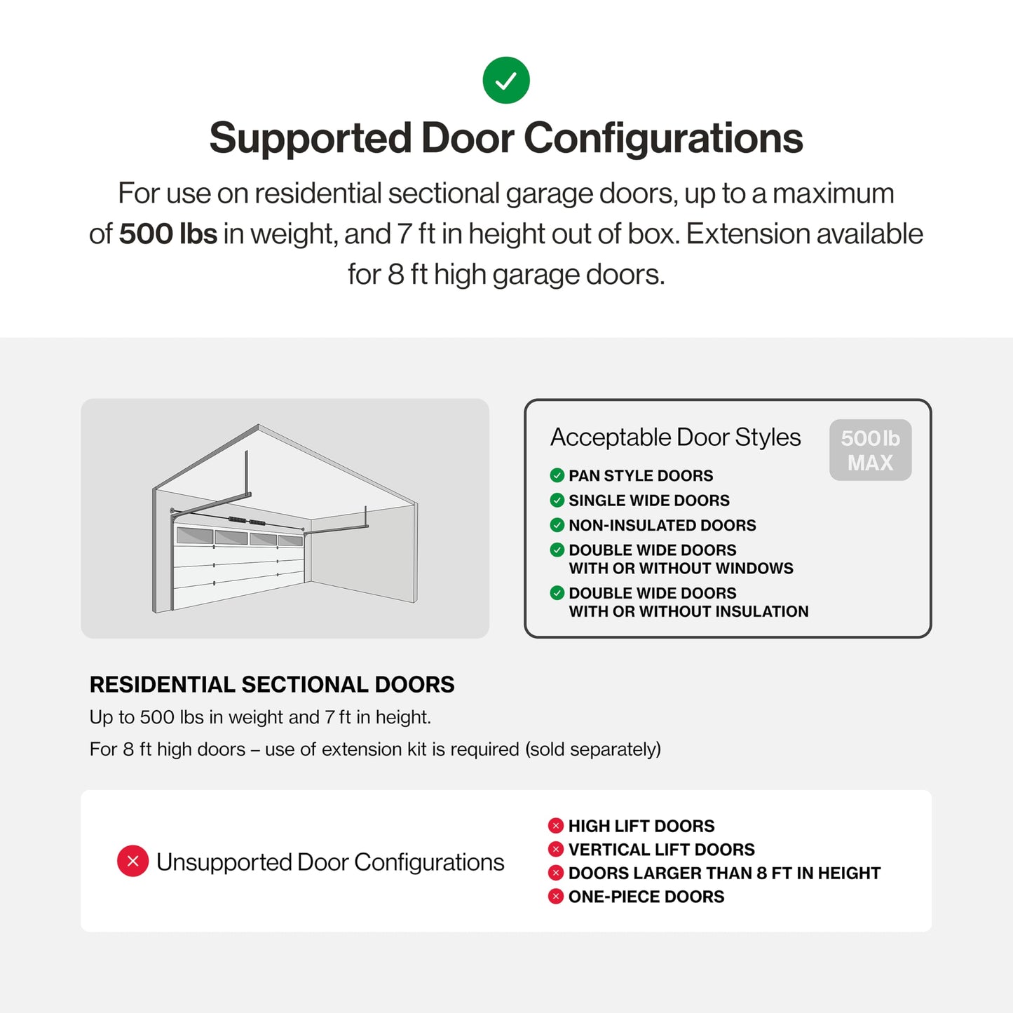 Genie Chain Glide Connect Essentials Smart Garage Door Opener - Reliable Chain Drive Opener With LED Lighting- Compatible with Alexa, SmartThings, Brilliant Smart Home