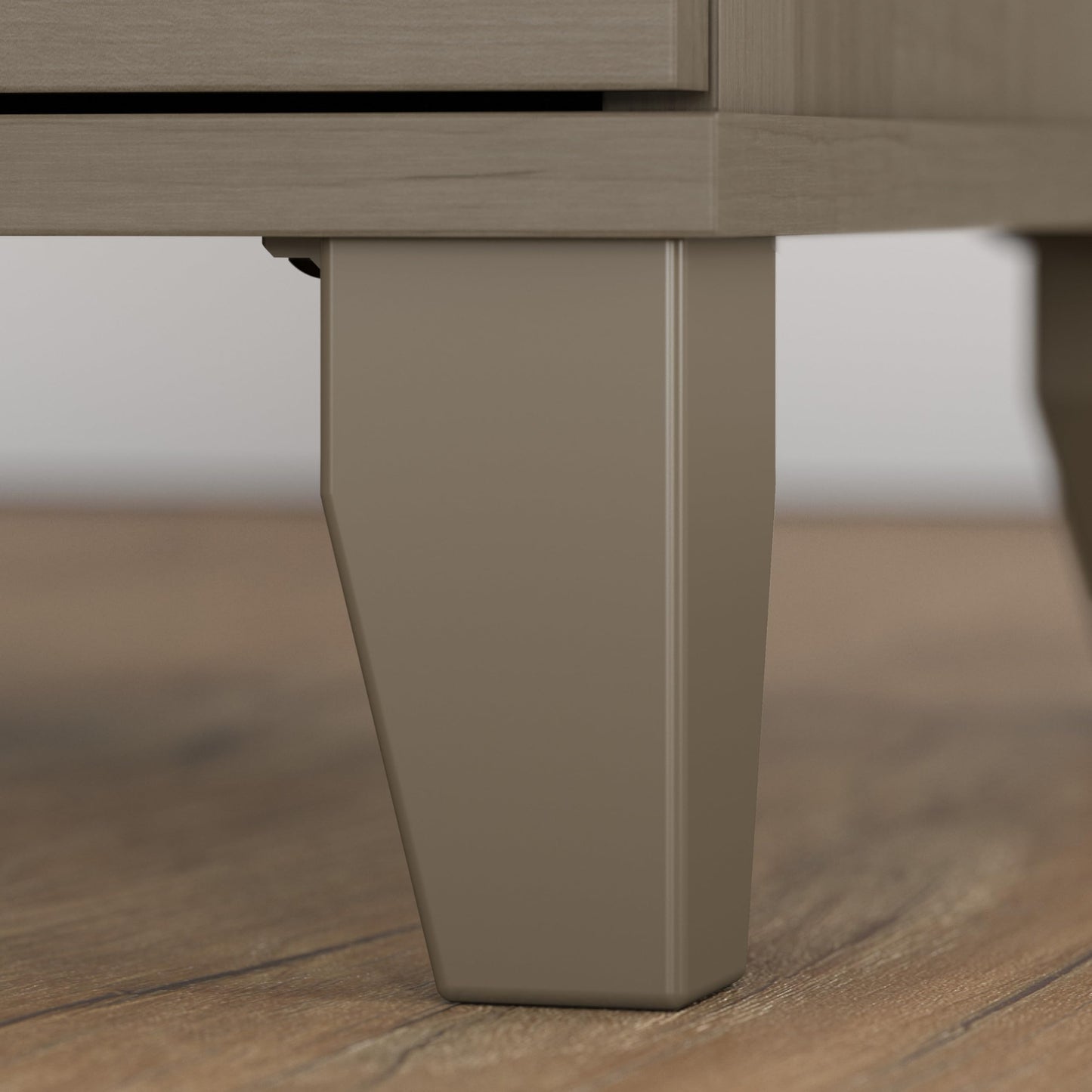 Bush Home 72-inch Home Office Desk with Drawers, Large Computer Table for Personal Workspace, Somerset Collection, Ash Gray