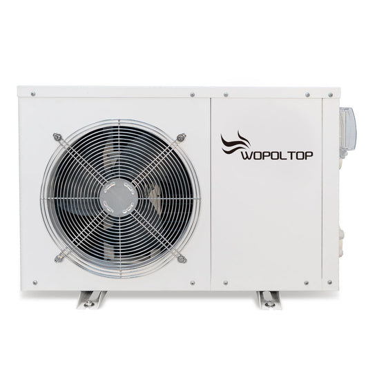 WOPOLTOP 20,000 BTU Swimming Pool Heat Pump - for Above and In Ground Pools and Spas, 5.6kW Electric Swimming Pool Heater Pump with Titanium Heat Exchanger, 110V~120V/ 60Hz, Up to 4200 Gallons