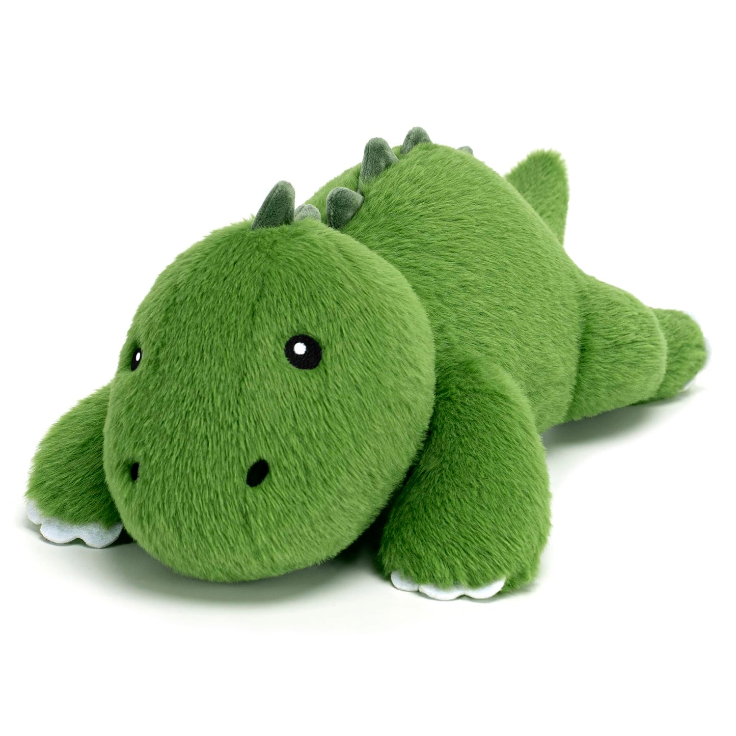 SQEQE Weighted Stuffed Animals Dinosaur Plush, Weighted Stuffed Animals Dino Plushies for Cozy Comfort, Soft T-Rex Pillow Toy for Kids Adults, Valentines & Birthday Gifts 9.8 Inch, 0.8 Lb