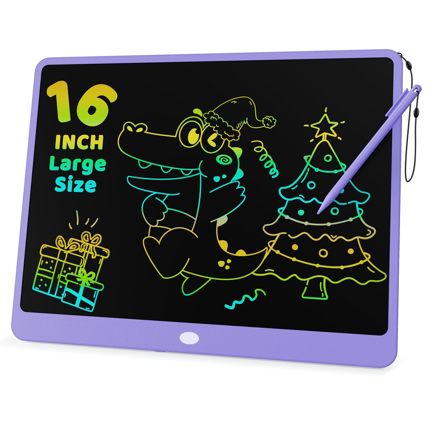 KOKODI LCD Writing Tablet for Kids 16 Inch Colorful Doodle Board, Electronic Drawing Tablet Drawing Pad for Kids, Educational and Learning Kids Toys Gifts for 3 4 5 6 7 8 Year Old Boys and Girls