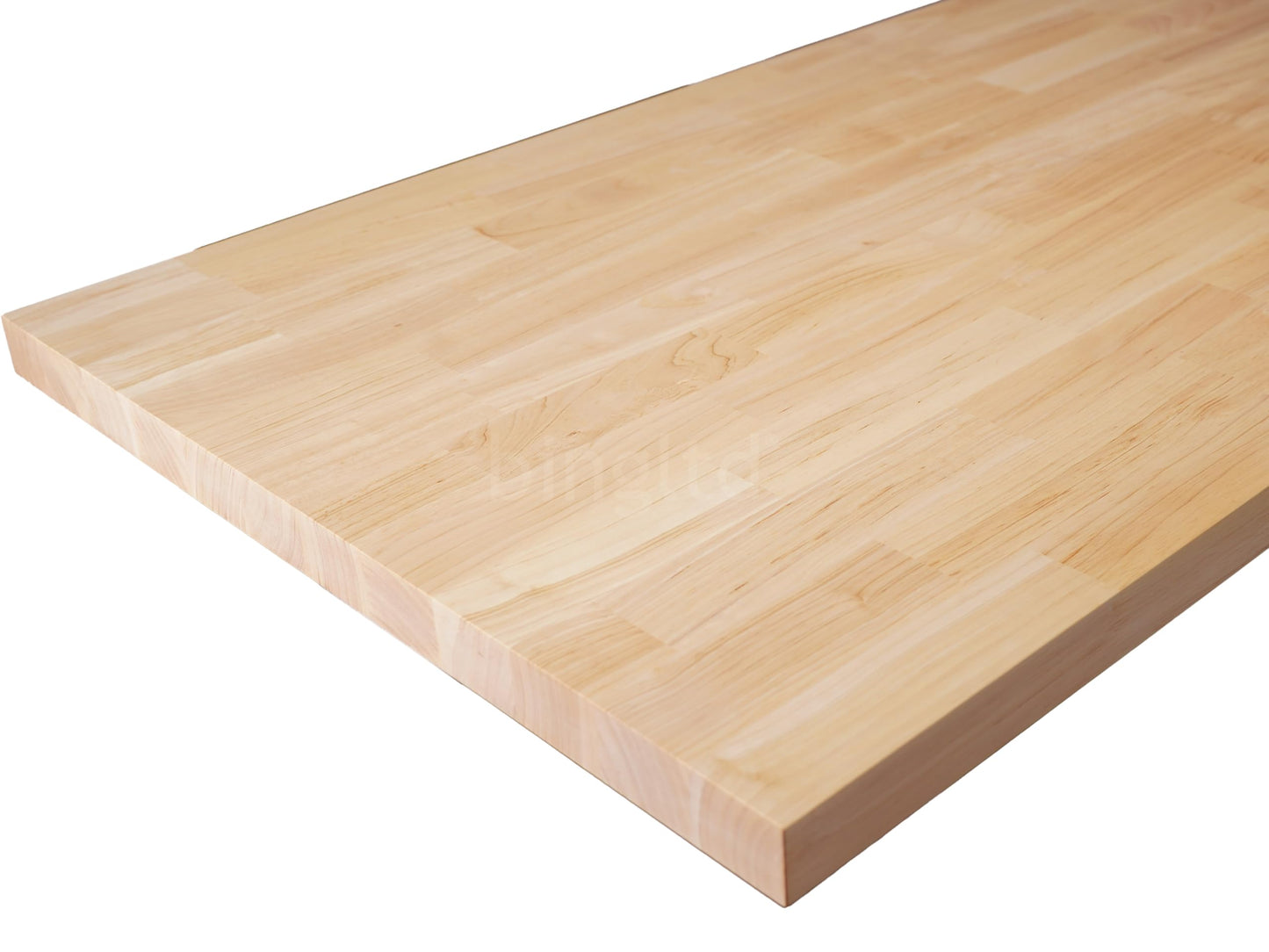 bingltd- 6 ft x 25 x 1.5 in in Unfinished Hevea Solid Wood Butcher Block Countertop With Square Edge