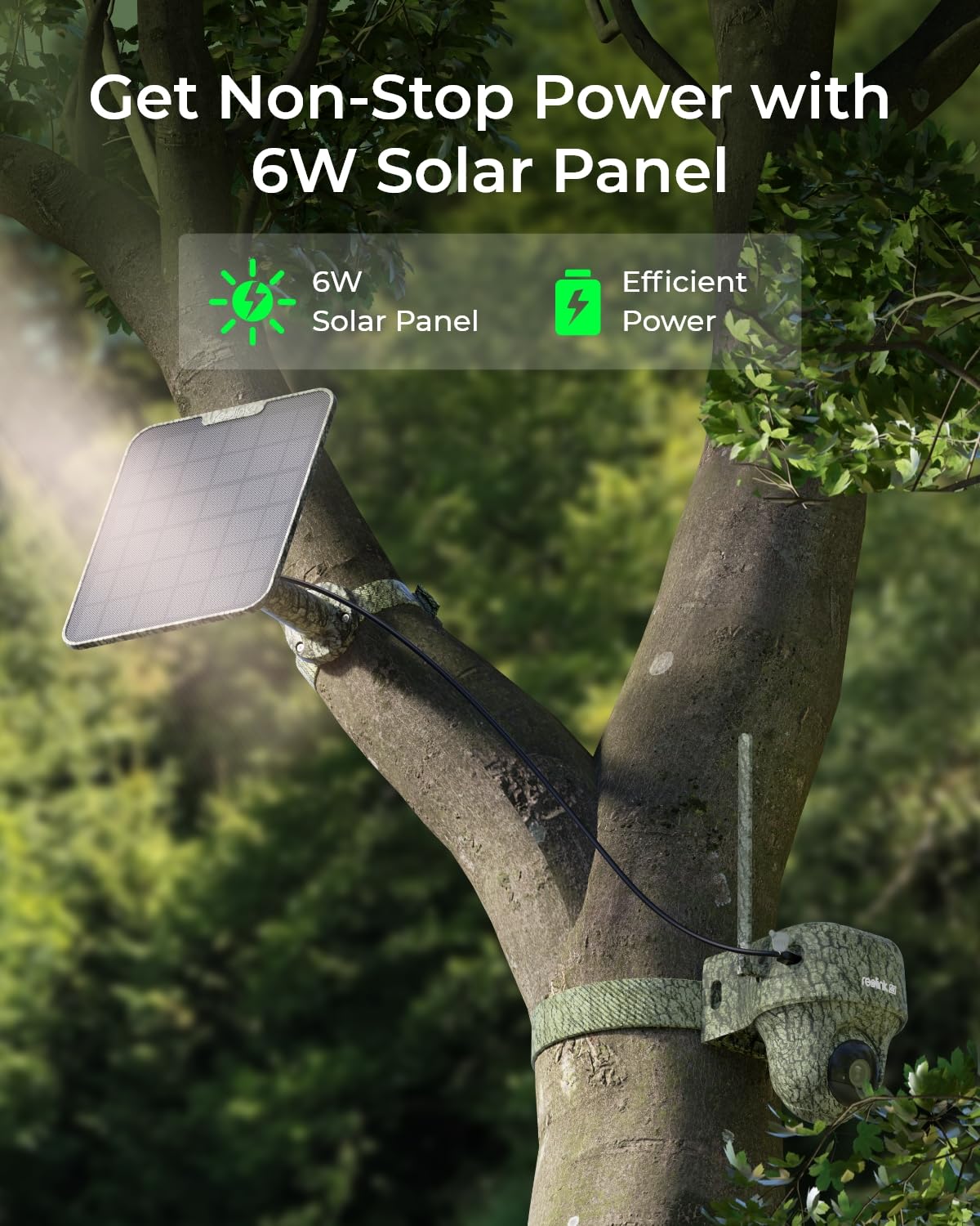 REOLINK 4K Cellular Trail Camera, 3G/4G LTE, 360° 4K HD Full View, 32GB SD+SIM Card Included, Animal Recognition, No-Glow IR, Smart Motion Activated, Go Ranger PT+Solar Panel, Updated Version