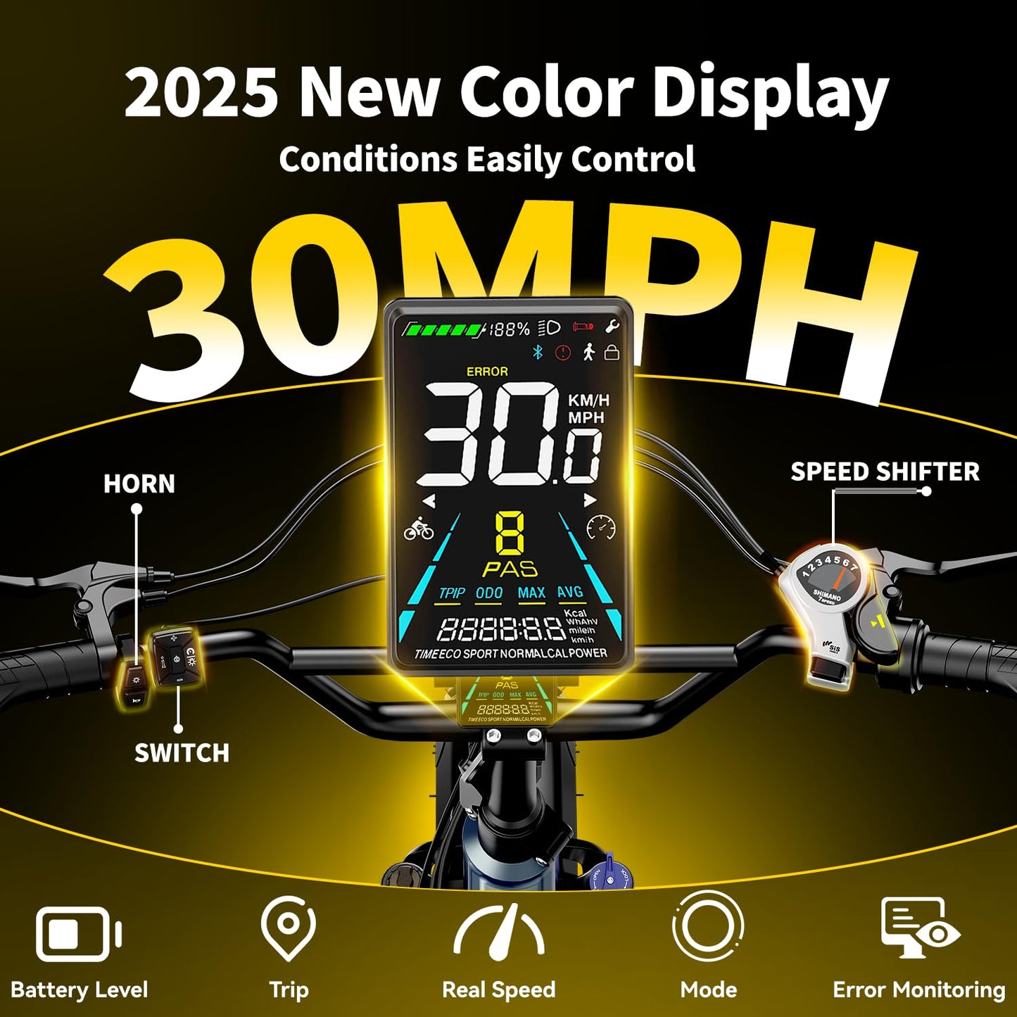 Jasion X-Hunter ST Electric Bike, 20" Fat Tire & 71Miles & 30+MPH Foldable Ebike, 1400W Peak Motor, 624WH Removable Battery, Full Suspension E Bike, Hydraulic Disc Brakes Bicycles