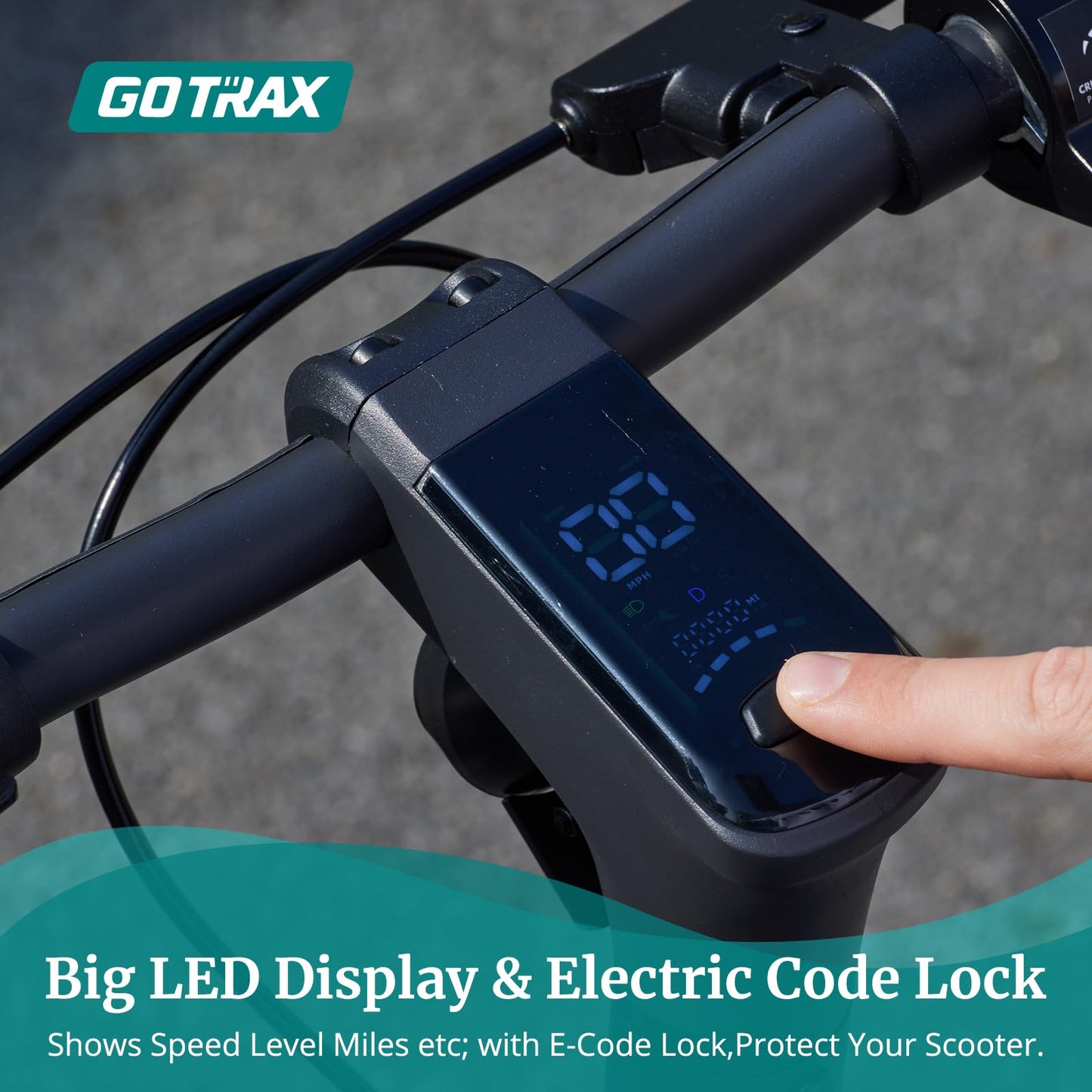 Gotrax Eclipse Electric Scooter, 10" Solid Tire, Max 20Mph Speed and 28Mile Range 500W Motor with Front Double Suspension Commuting EScooter for Adult, Black