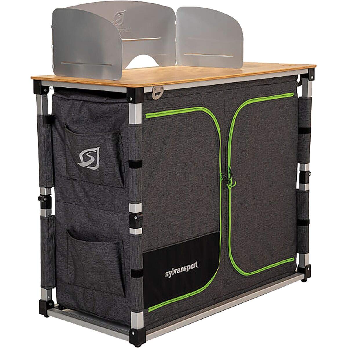 SylvanSport Outdoor Camp Kitchen for Easy Cooking, Clean Up, and Camping Meal Prep - Great for Campsites, Tailgates, BBQs and Glamping - Camping Essentials - Dine-O-Mite Small Version