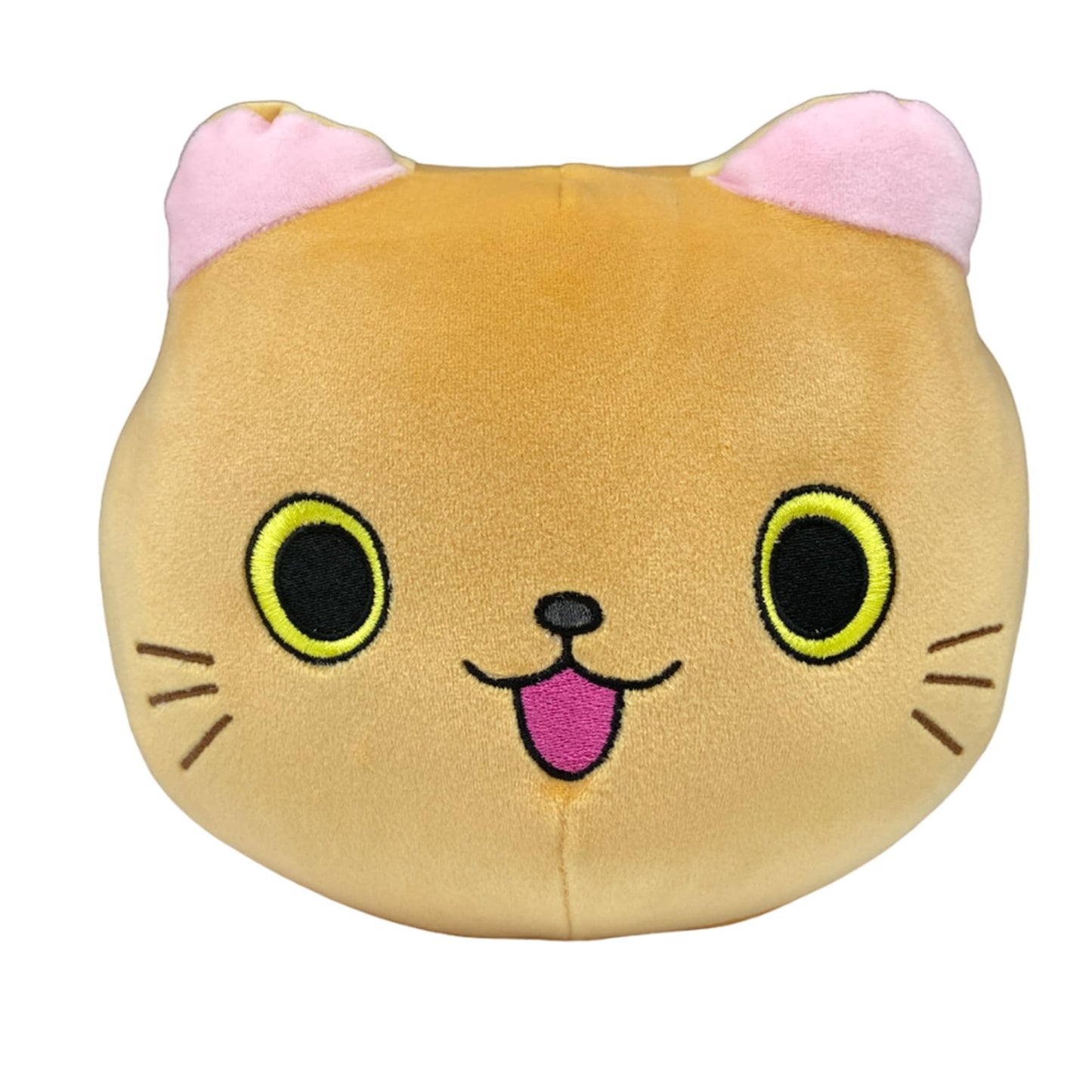 Pineapple Cute Orange Cat Plush Toy Pillow, Soft Kawaii Stuffed Animal, Squishy Plushie for Kids & Adults, Gift for Girls & Boys (10 Inch)