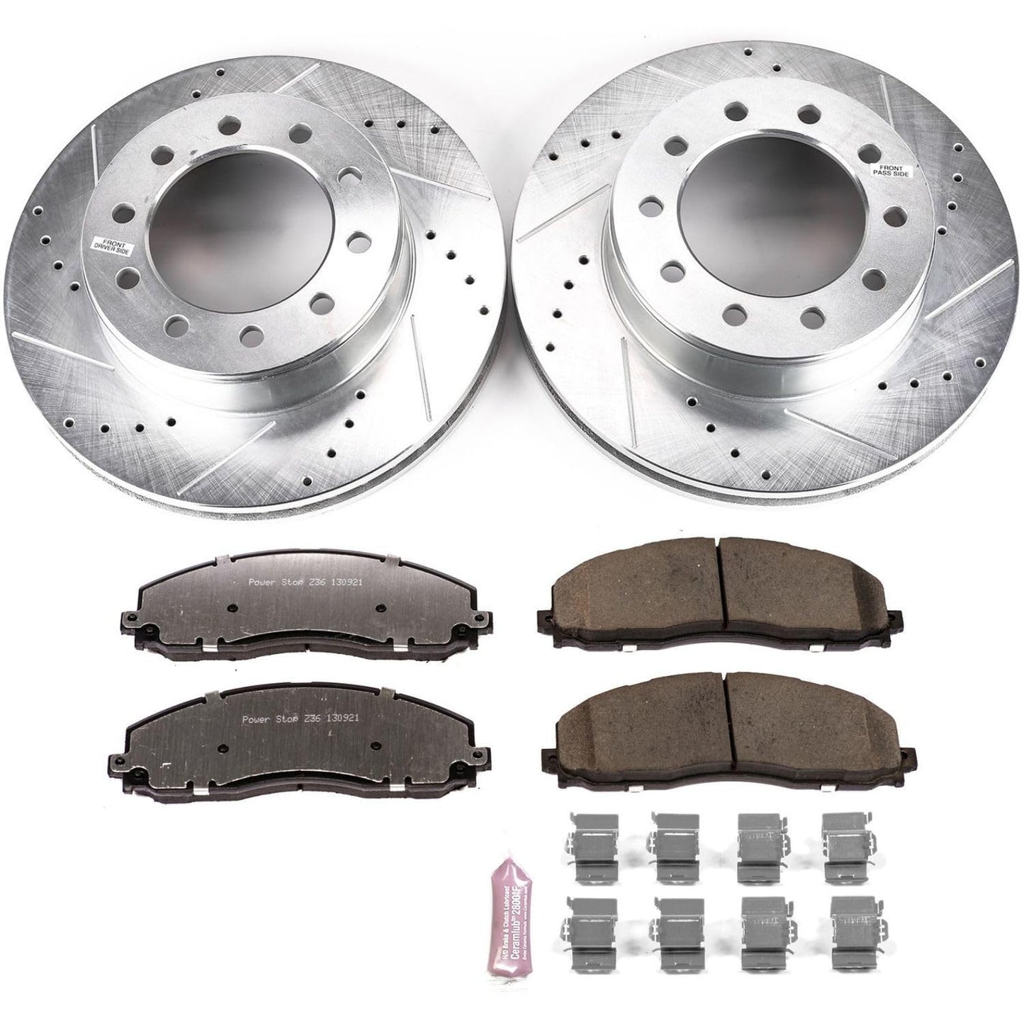Power Stop K8029-36 Front Z36 Truck & Tow Performance Brake Kit For Ford F-350 Super Duty 2015-2016 [Model Specific]
