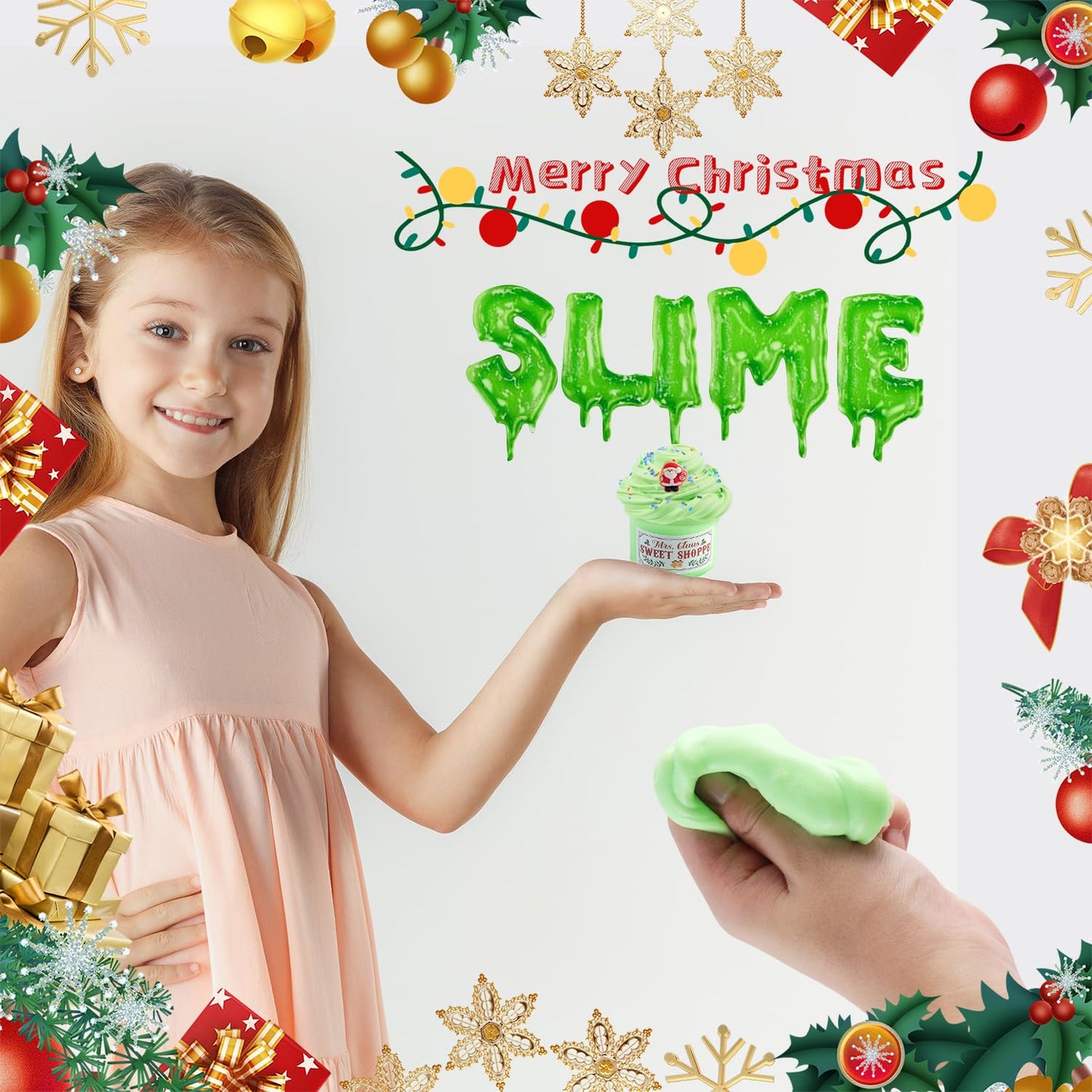 24 Pack Slime Kit with 14 Cute Charms, 10 Slime Blind Box, DIY Sensory Toys for Kids 4-12 Boys Girls, Birthday Party Favors Gift Bag Fillers & Holiday Gifts