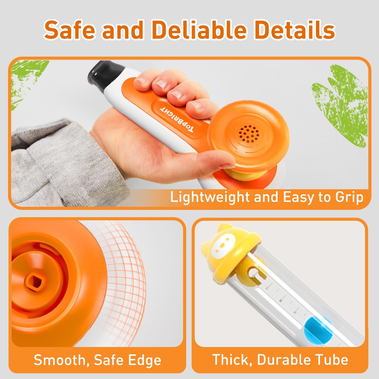 TOP BRIGHT 3in1 Sensory Toys for Toddlers Autism, Montessori Toddler Toys for 3 4 5 Year Old with Whistle, Ball Blowing, Floating Blow Pipe Balls Birthday Gift