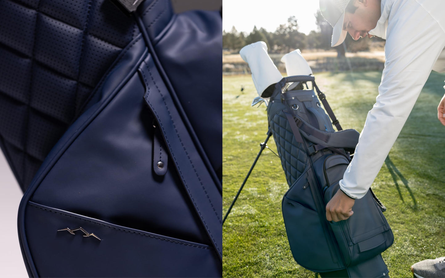 Sun Mountain Men's Matchplay LS Lightweight Stand Golf Bag 14-Way Top - 9 Pockets, Dual Strap System, Push & Electric Cart Compatible Compression Base, 2025 Model - Navy