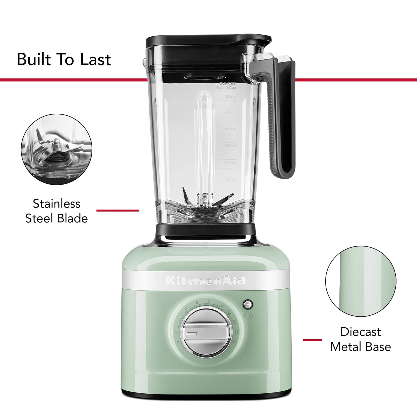 KitchenAid K400 Variable Speed Blender with Tamper - KSB4028 - Pistachio