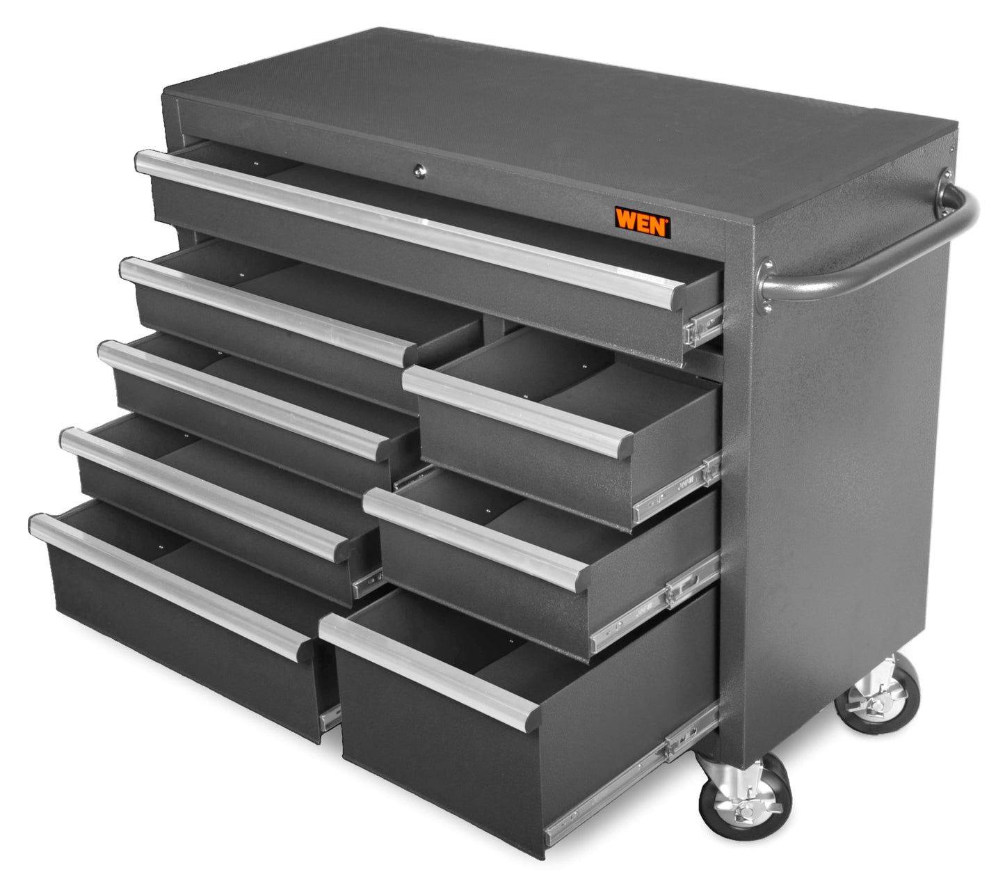 WEN 42-Inch Premium Rolling Tool Cabinet with Heavy Duty 21-Gauge Powder-Coated Steel Construction (GG422B)