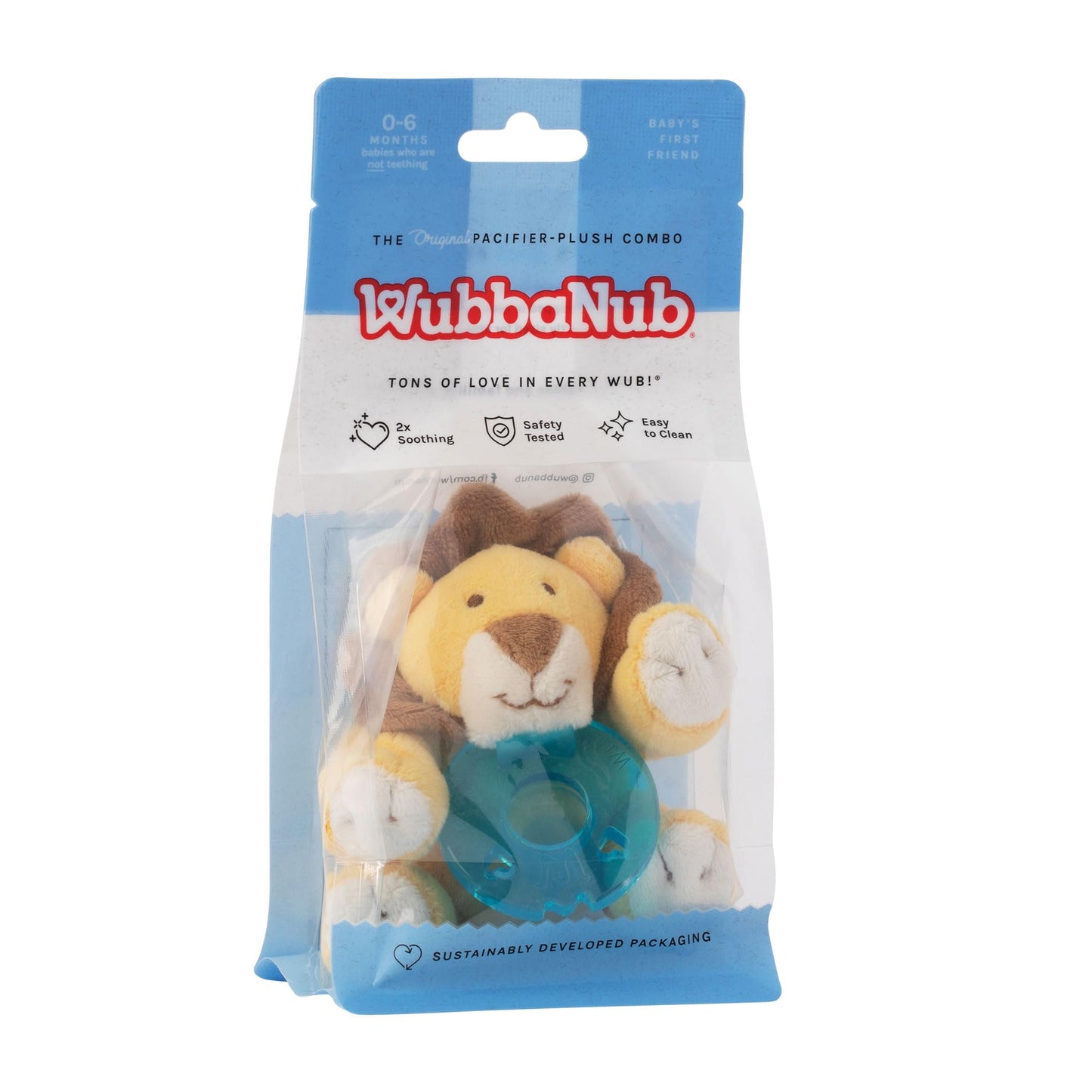 WubbaNub Infant Pacifier - Baby Lion