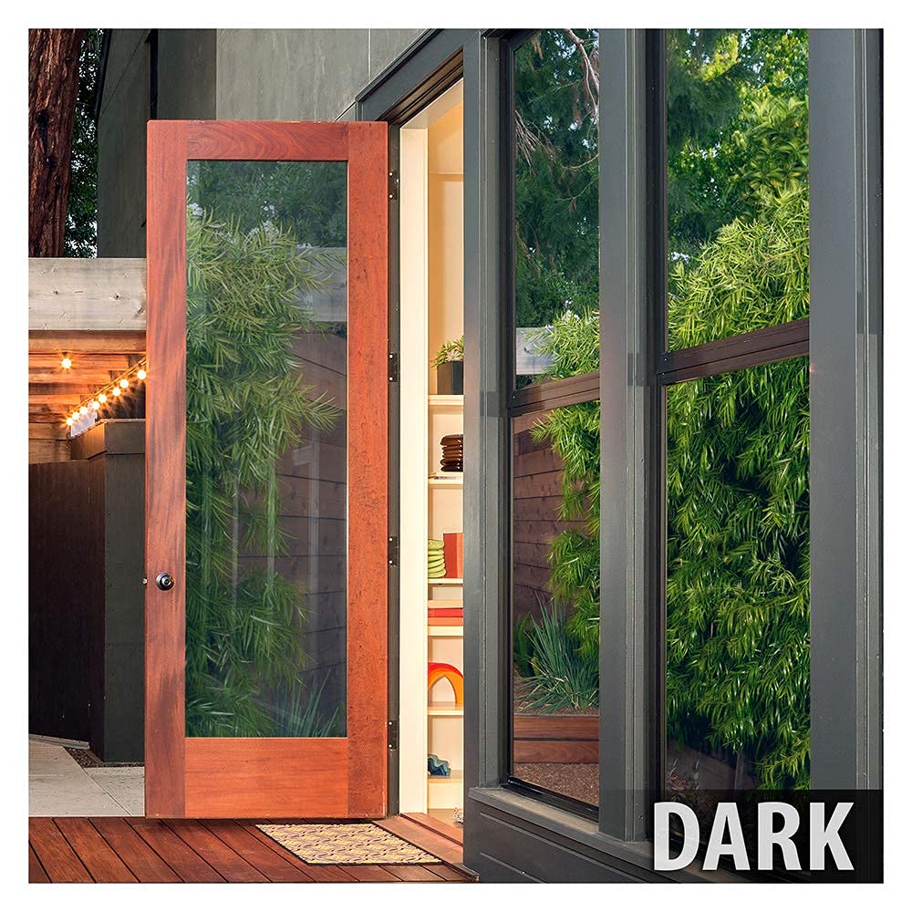 BDF PRBL Window Film Premium Color High Heat Control and Daytime Privacy Blue Outside, Silver Inside - 48in X 50ft