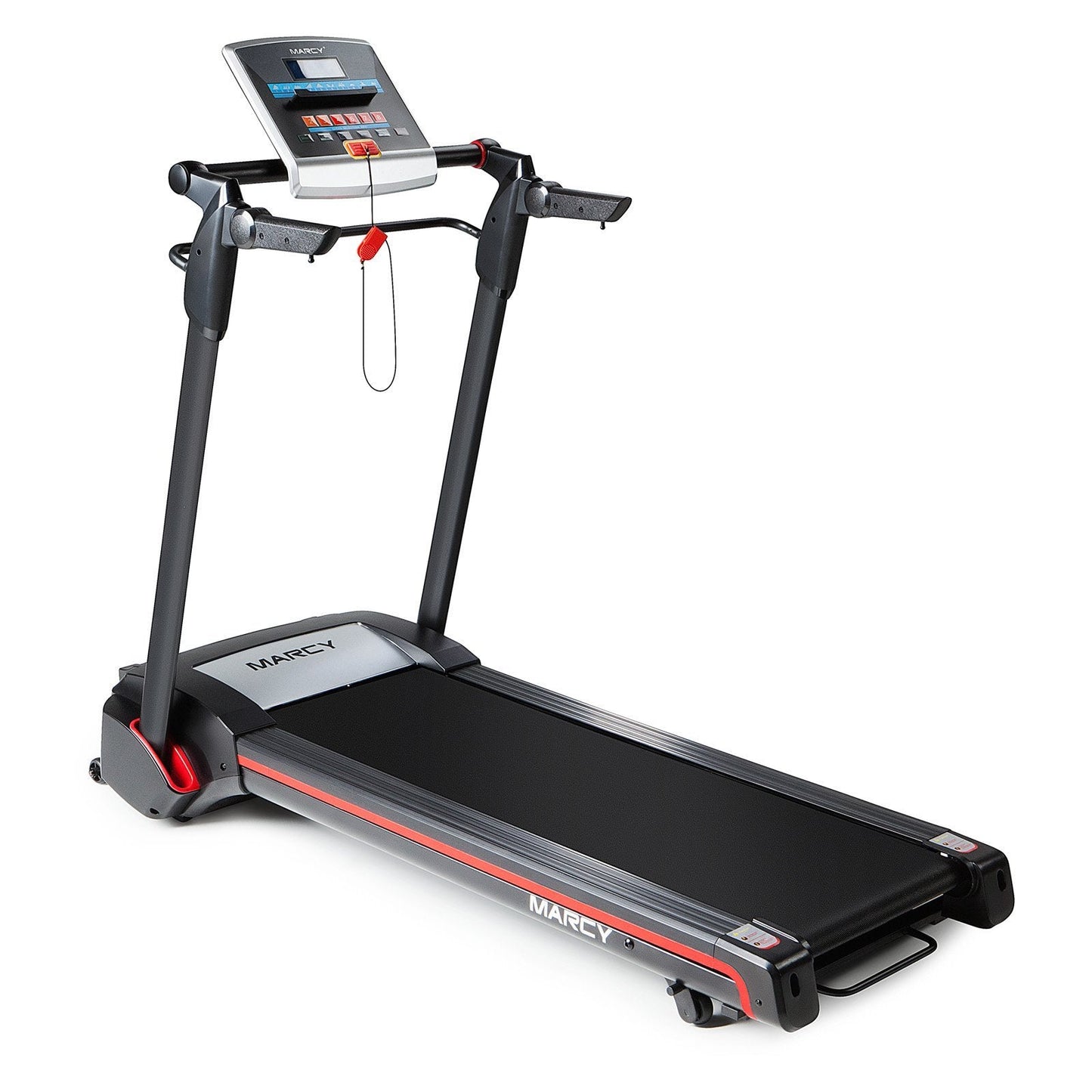 Marcy Easy Folding Motorized Treadmill/Pre Assembled Electric Running Machine JX-651BW black 30.00 x 66.00 x 126.00"