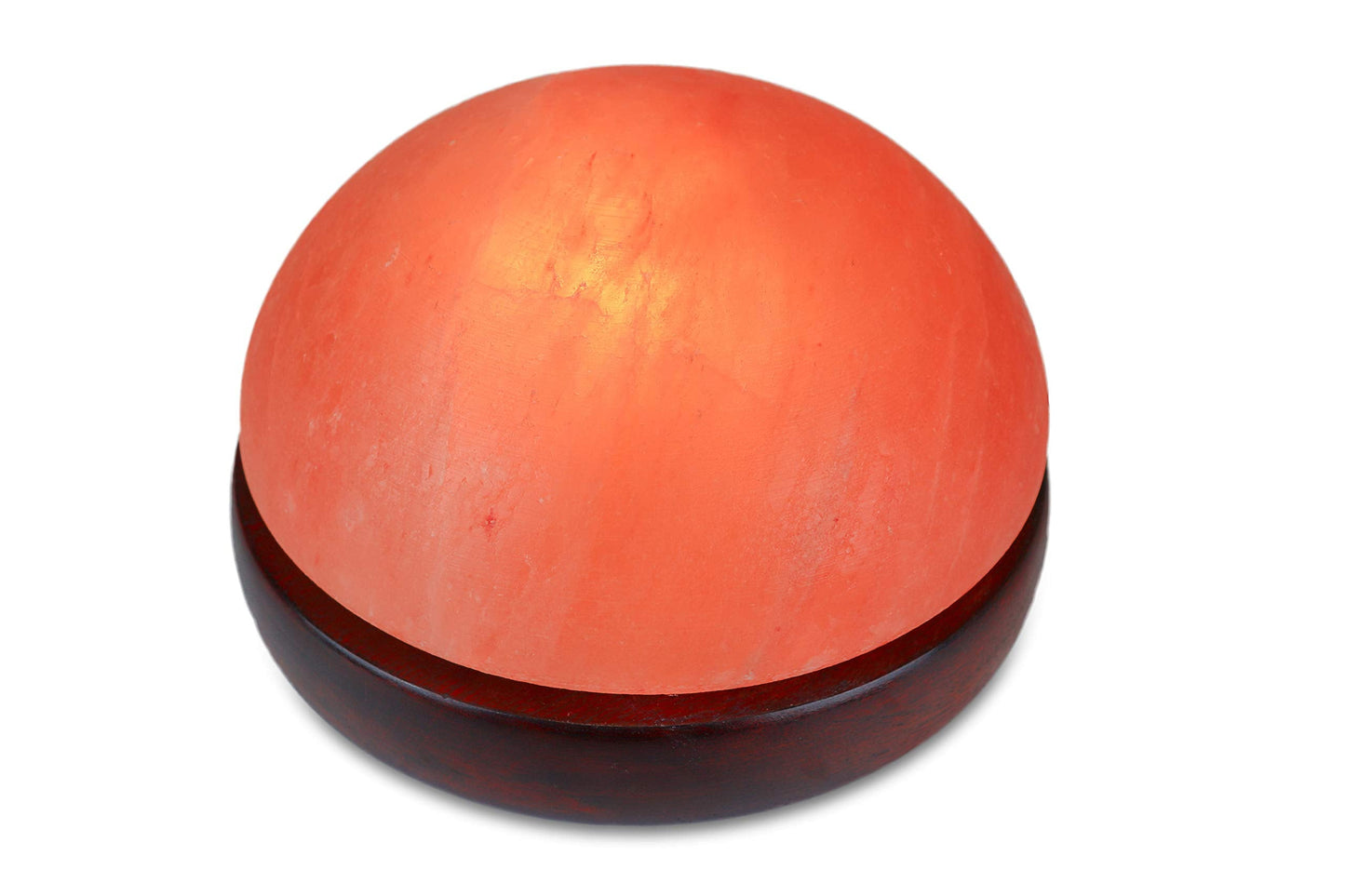 Himalayan Secrets® Salt Dome Lamp | for Warming Up Hands and Feet (9" Diameter)