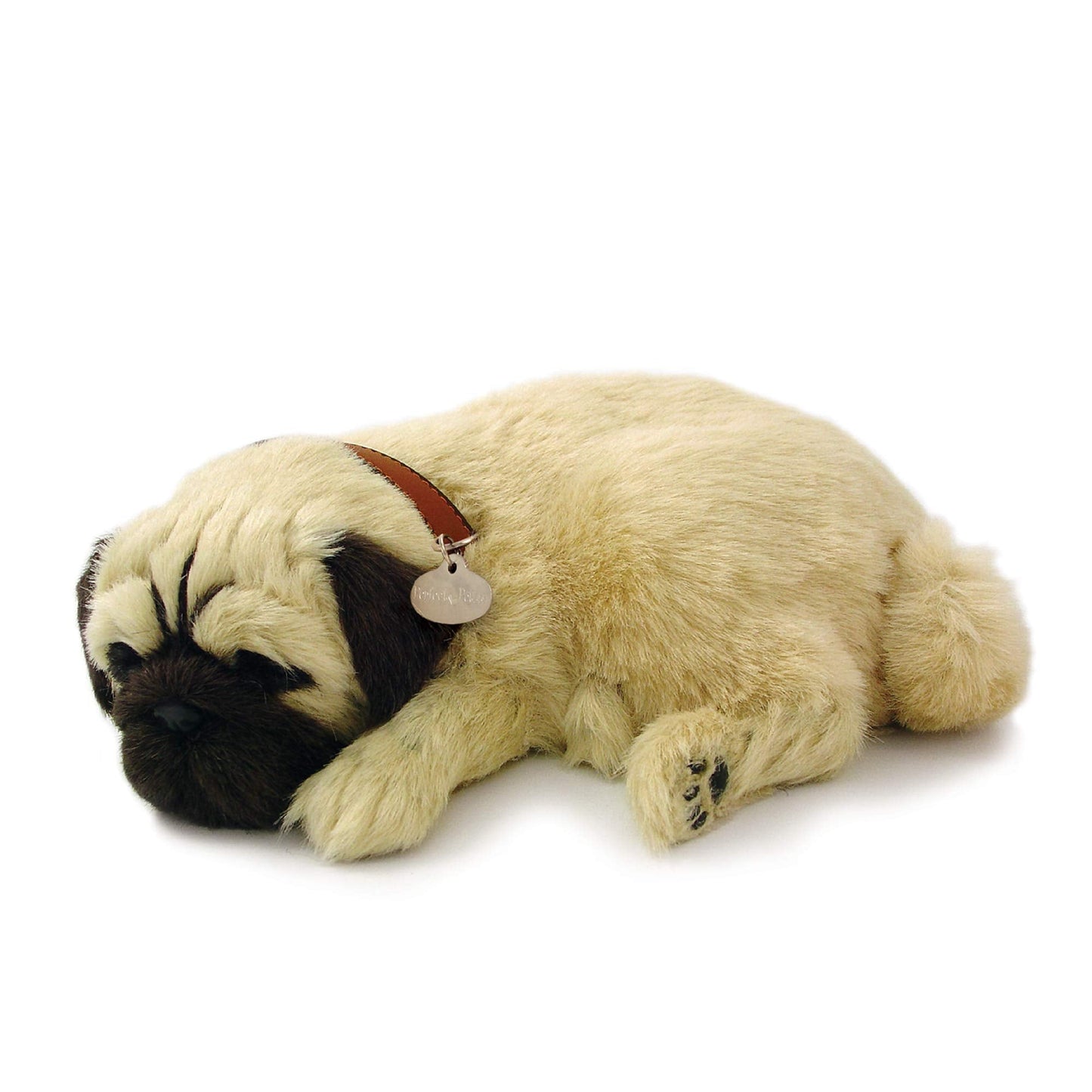 Perfect Petzzz Original Petzzz Huggable Pug Puppy, Realistic, Lifelike Stuffed Interactive Pet Toy, Companion Pet Dog with 100% Handcrafted Synthetic Fur