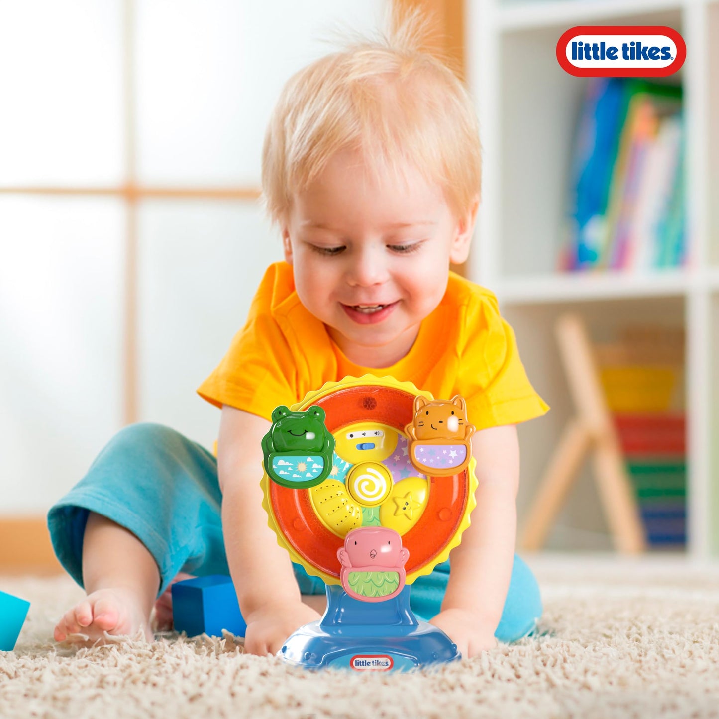 Lollipop Little Tikes Lights and Sounds Ferris Wheel Toy - Suction Cup Spinning Toy for Babies and Toddlers, High Chair Fun Time for Toddlers