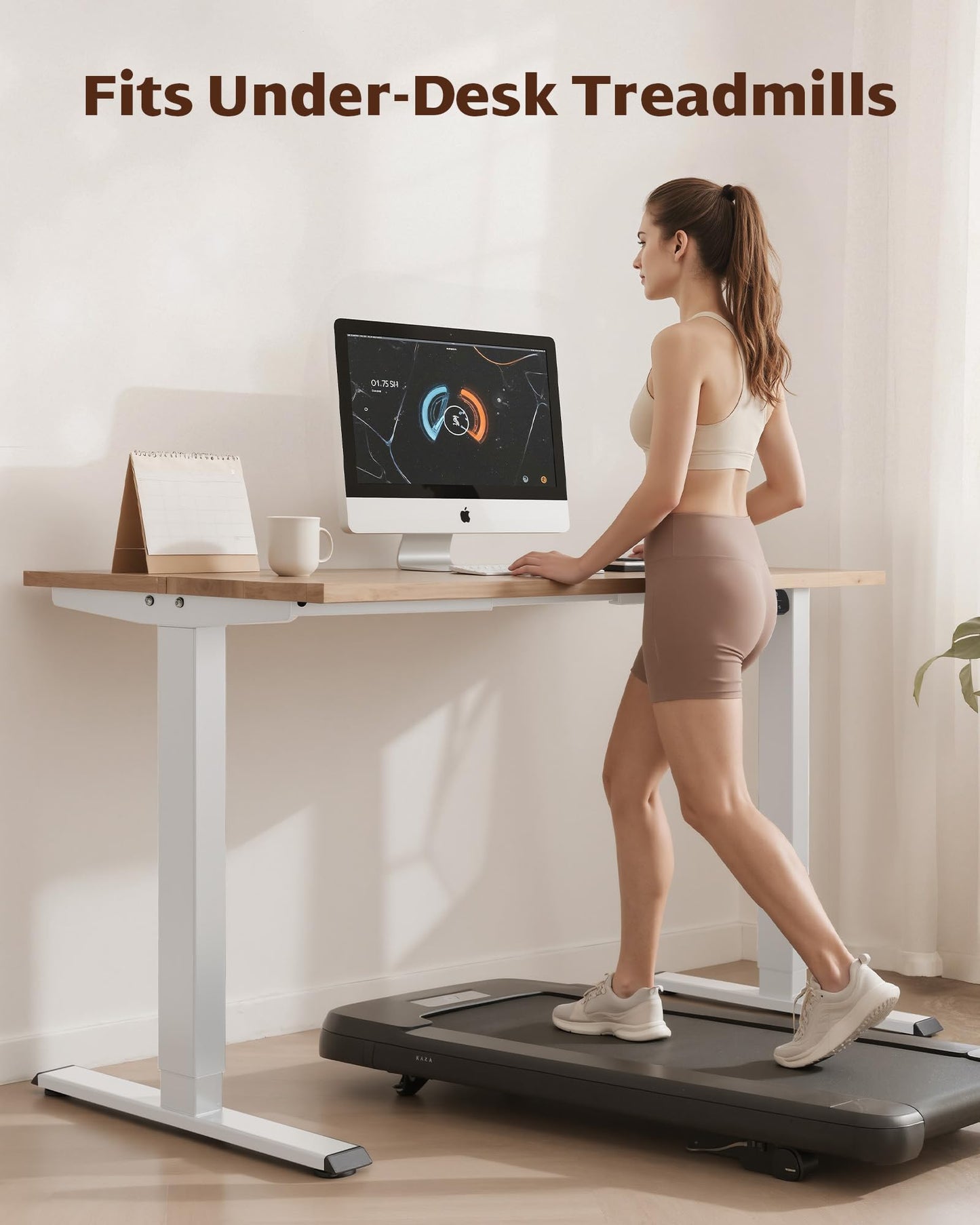 TOPSKY Dual Motor Electric Standing Desk Frame, Height Adjustable Sit Stand Base for Home Office, Fits Table Tops up to 70.8 x 31.5 Inch, 225 lb Capacity (White, Without Stand)