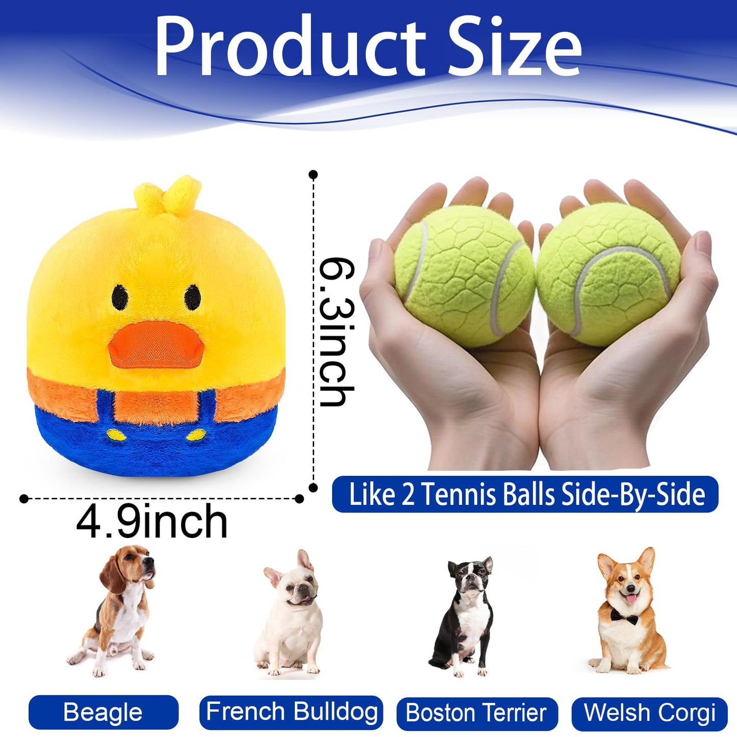 VYsTN Interactive Dog Toys, Rechargeable Vibrating, Jumping,Talking & self-Moving Dog Toys, Puppy Toys to Keep Them Busy, Anxiety Relief & Boredom Buster for Small & Medium Dogs