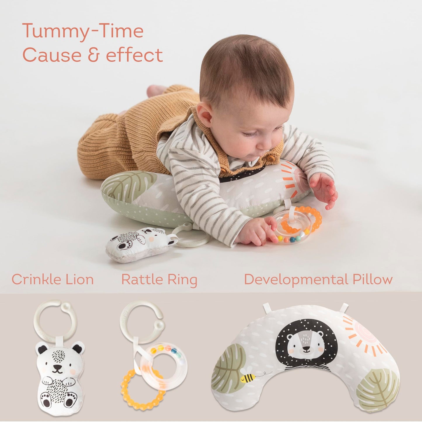 Taf Toys Newborn Developmental Toy Kit, Perfect for Boys and Girls, Includes 12 Essential Boy and Girl Toys for Learning and Stimulation, Ideal New Baby Gift Basket