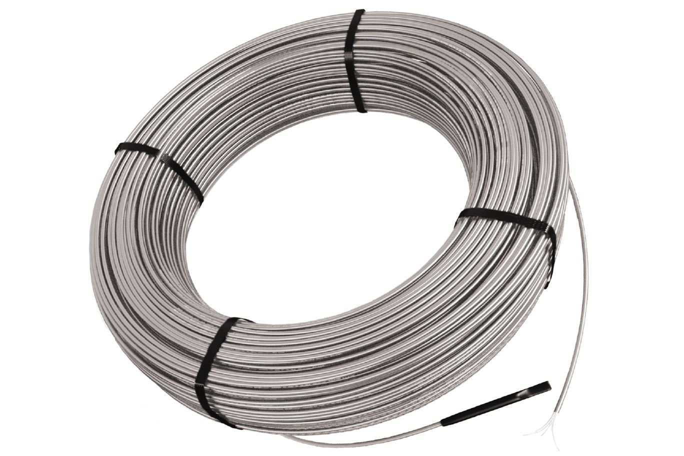 Schluter Ditra-Heat-E-HK Electric Floor Heating Cable Kit with Temperature Sensors - Ideal for Interior Tile Floors - Minimal EMF, Twisted Pair Cables, 120V, 372.2 Feet - DHEHK120113