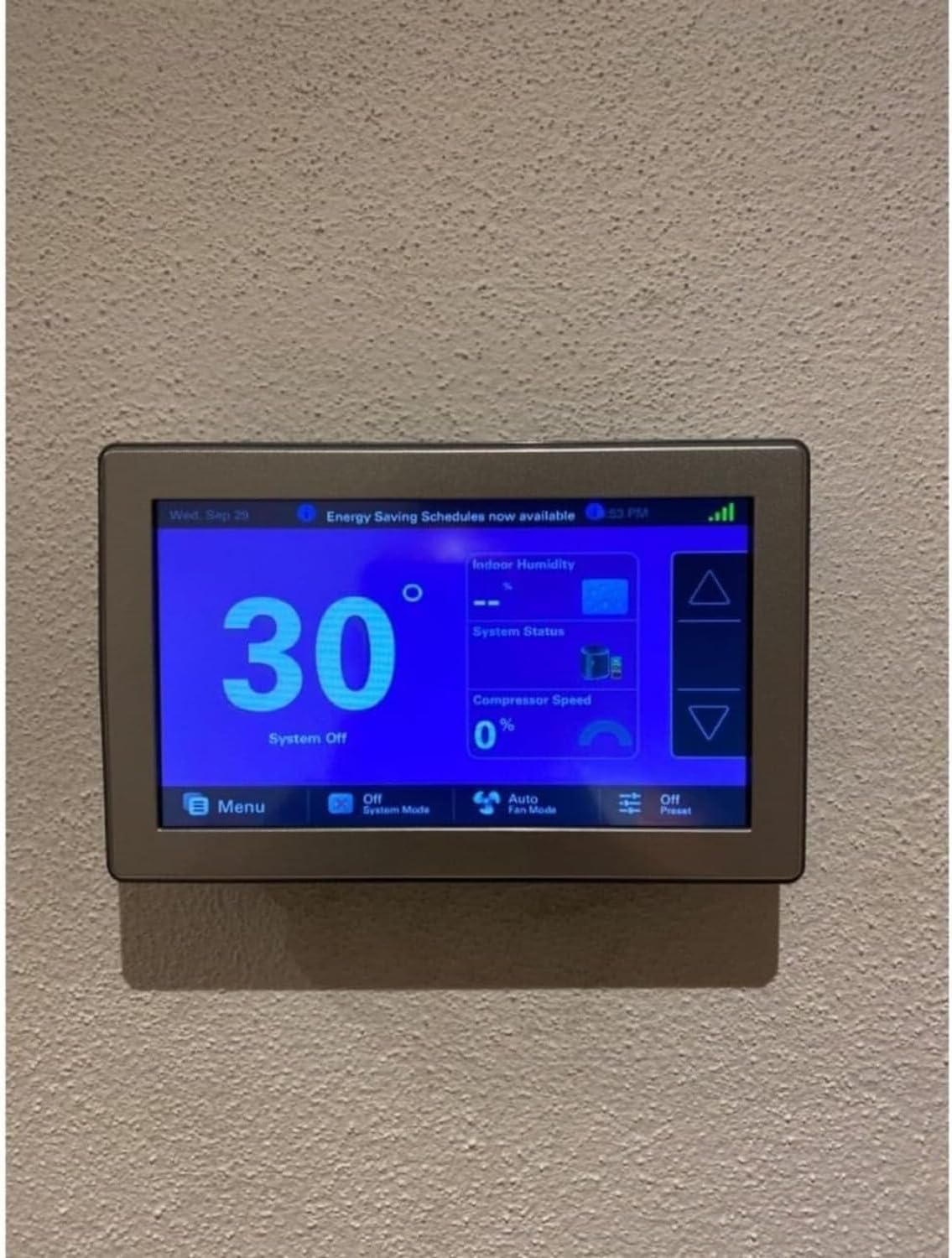 Trane XL1050 ComfortLink Wi-Fi Smart Thermostat – Model TZON1050AC52ZC Built-in Humidity Sensor with Zoning Control & 7" high Definition Color Touchscreen Compatible with Variable Speed Systems