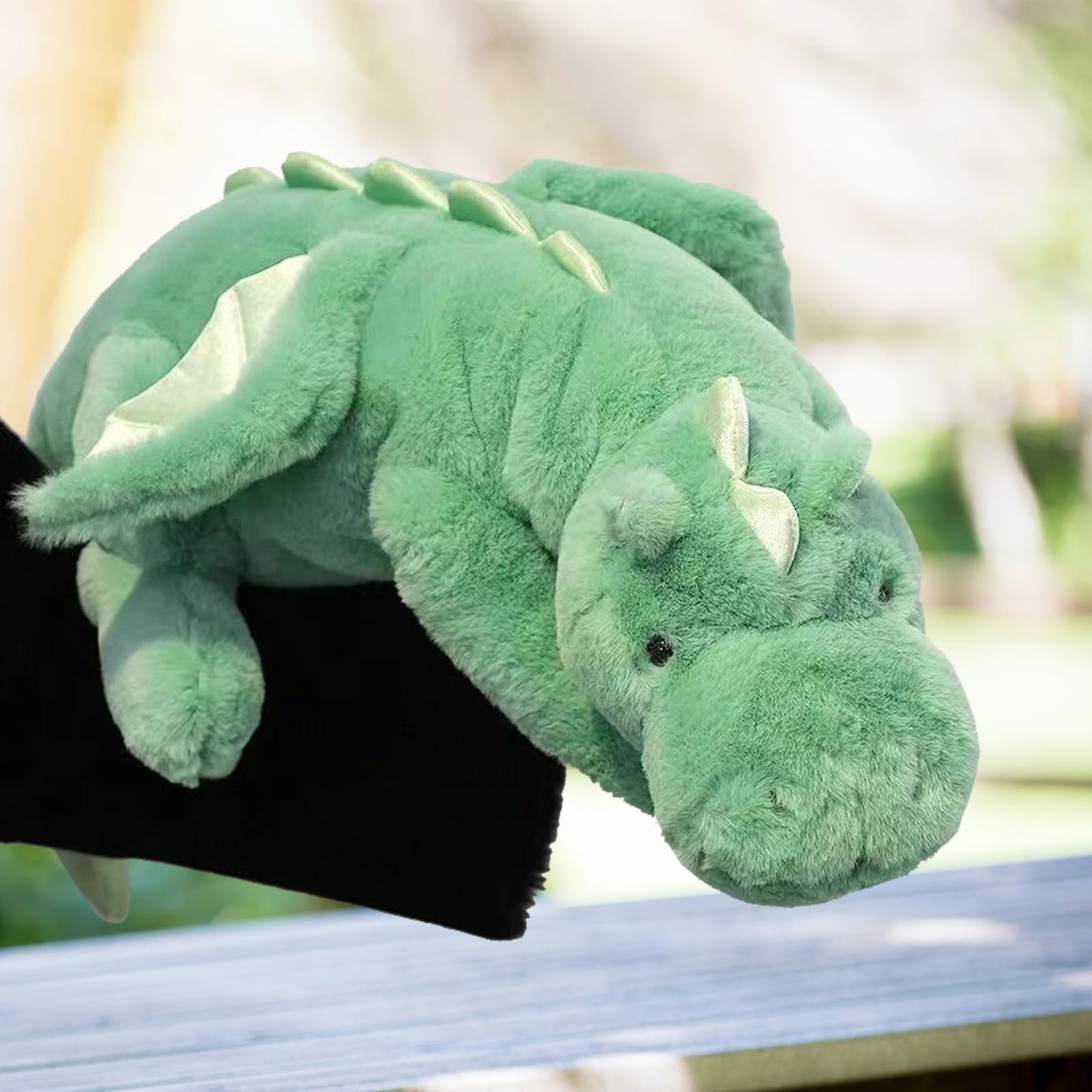 Dodhse Pterosaur Stuffed Animal with Wings - Cute Soft Dinosaurs Plush Toys Little Flying Dragon Plushies Pillow Doll Christmas Birthday Gifts for Kids Boys Girls (Green,59.05inch/150cm)