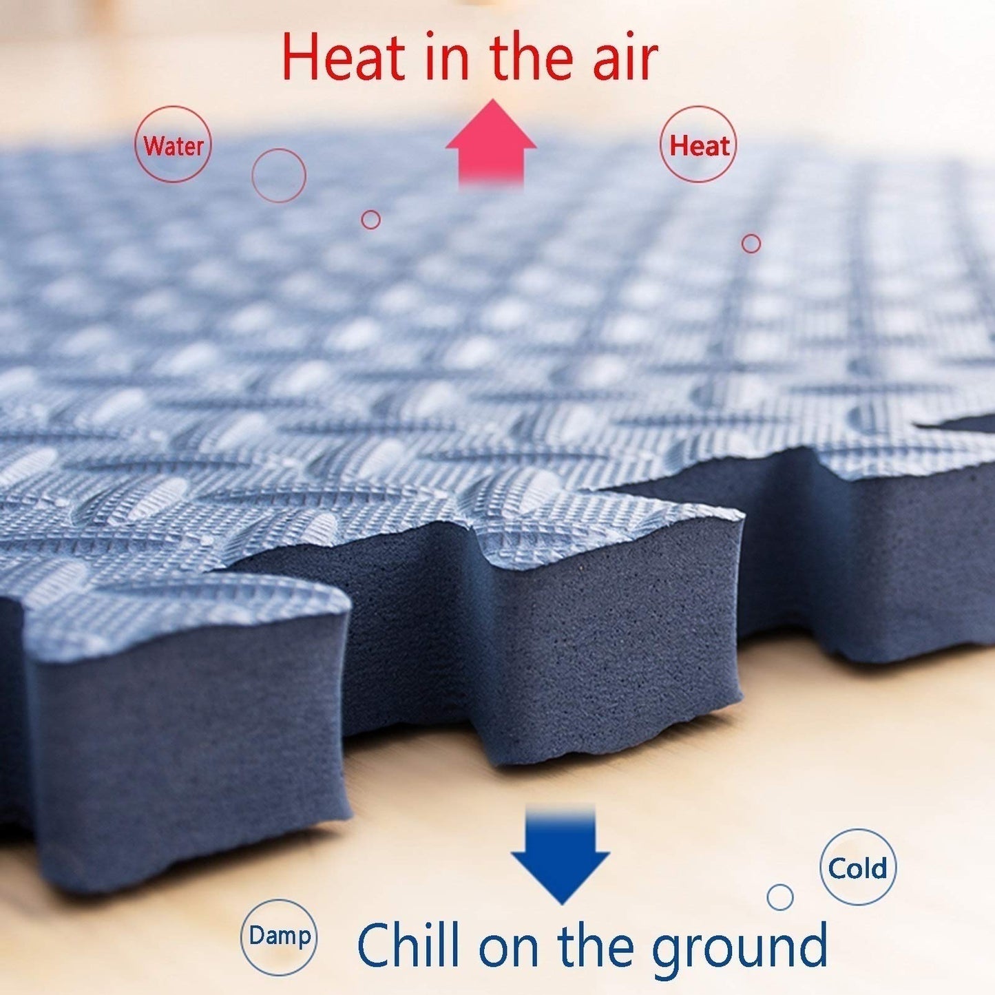 ALGFree Infant Crawling Mat EVA Soft Playmats Foam Puzzle Play Mat for Kids Childrens Toddler Living Rooms Yoga Gym Play Area Interlocking Floor Tiles, Free Combination