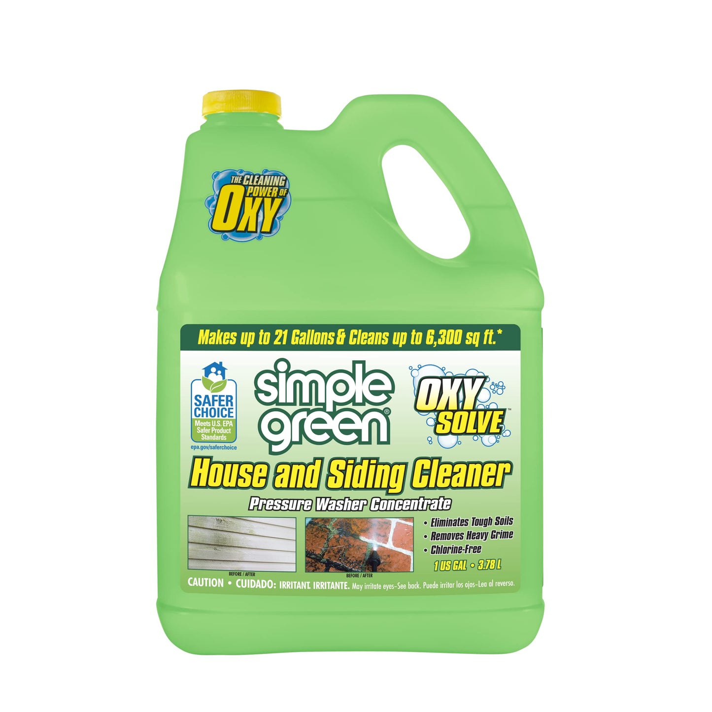 Westinghouse ePX3500 Electric Pressure Washer (2500 PSI) and Oxy Solve House and Siding Pressure Washer Cleaner (1 Gal.)