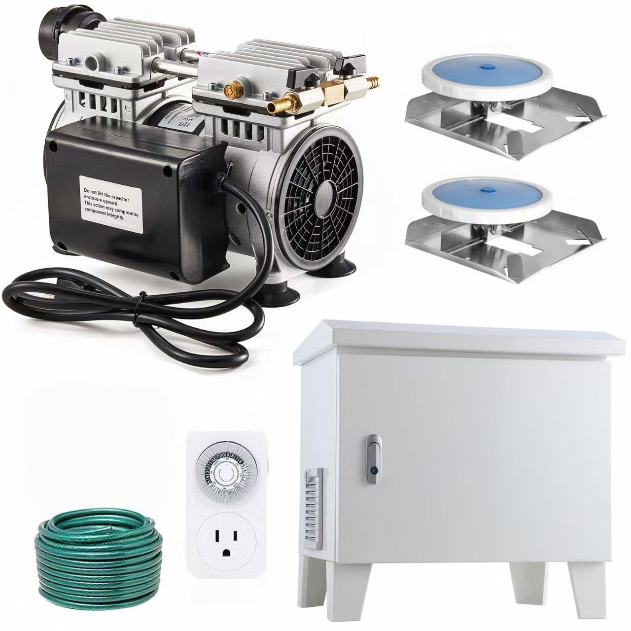 MEISHUNDA Pond Aerator Pump and Pond Aerator Weatherproof Outdoor