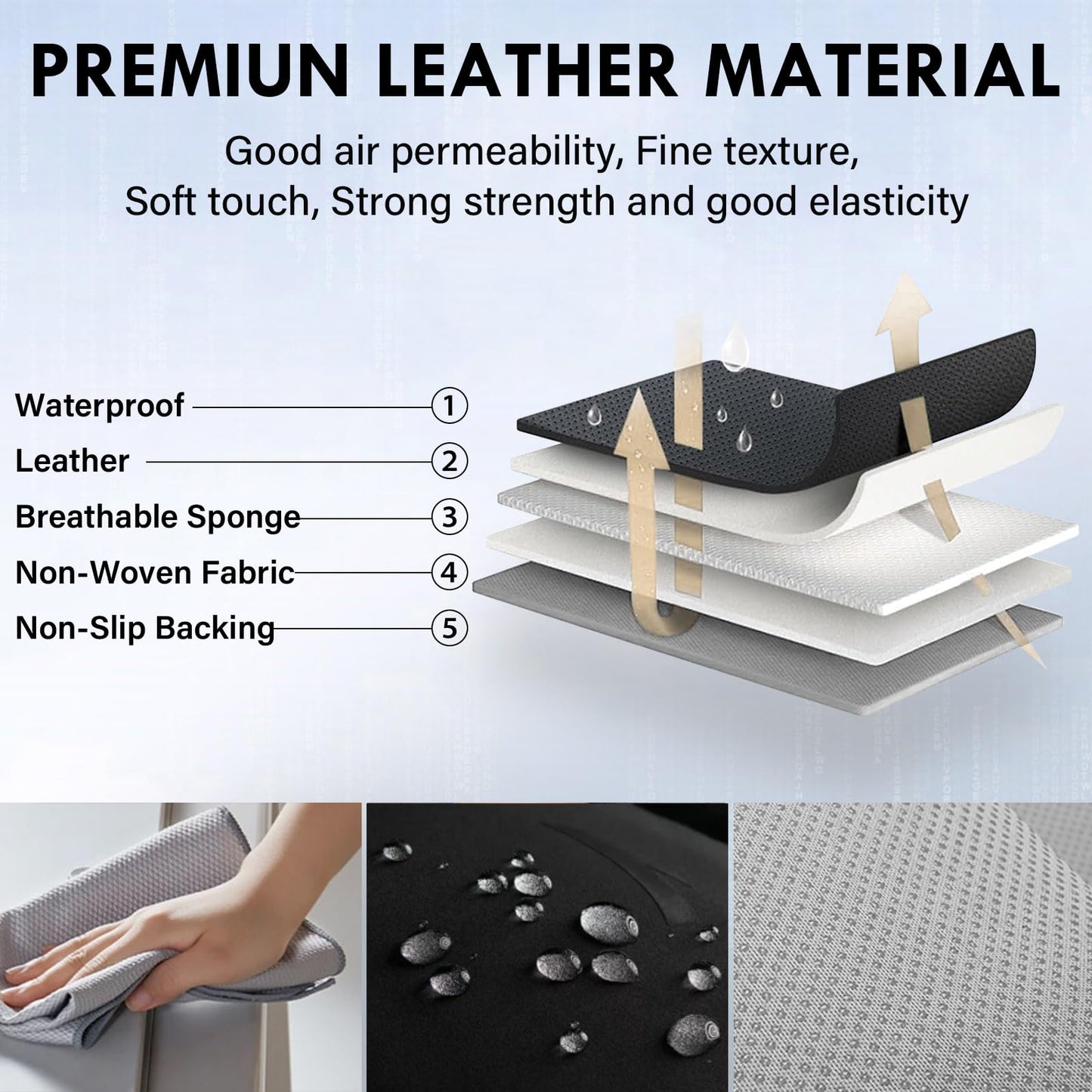 Coverado Seat Covers, Car Seat Covers Front Seats, Car Seat Cover, Car Seat Protector Waterproof, Car Seat Cushion Nappa Leather, Pink Seat Covers Carseat Cover Universal Fit for Most Cars