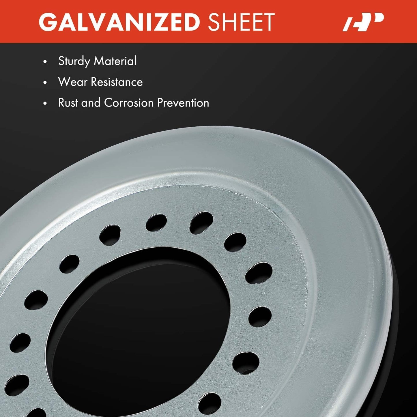 A-Premium 4Pcs Auto Wheel Balancer Compatible with Light Duty Trucks/Bus/Motorhome/Trailers/RVs Have 323 mm Wheel