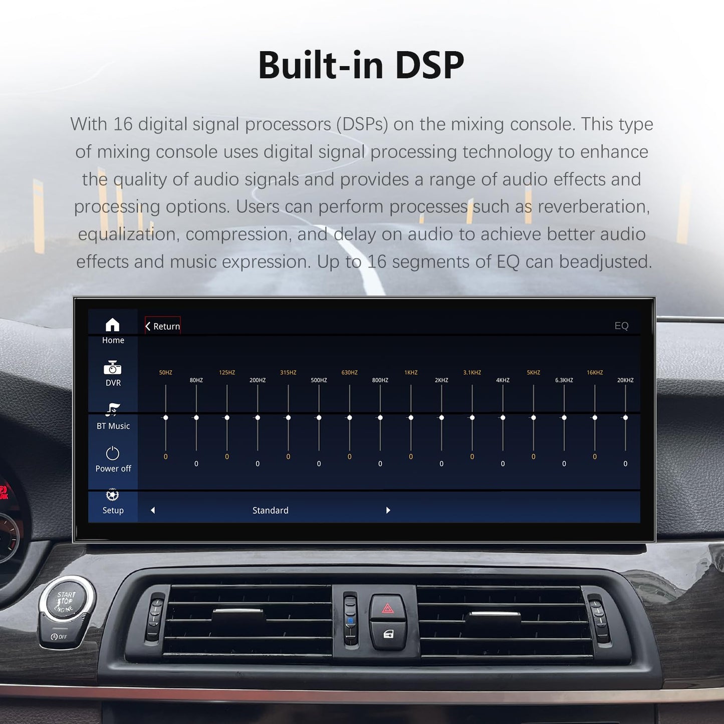 Uckazy 15.8 Inch Android Auto Radio for BMW 5 7 Series F10 F11 F01 CIC 520i 525i 528i 2011-2012,Car Play IPS Touch Screen Upgrade Car Stereo Support Wireless Android Auto