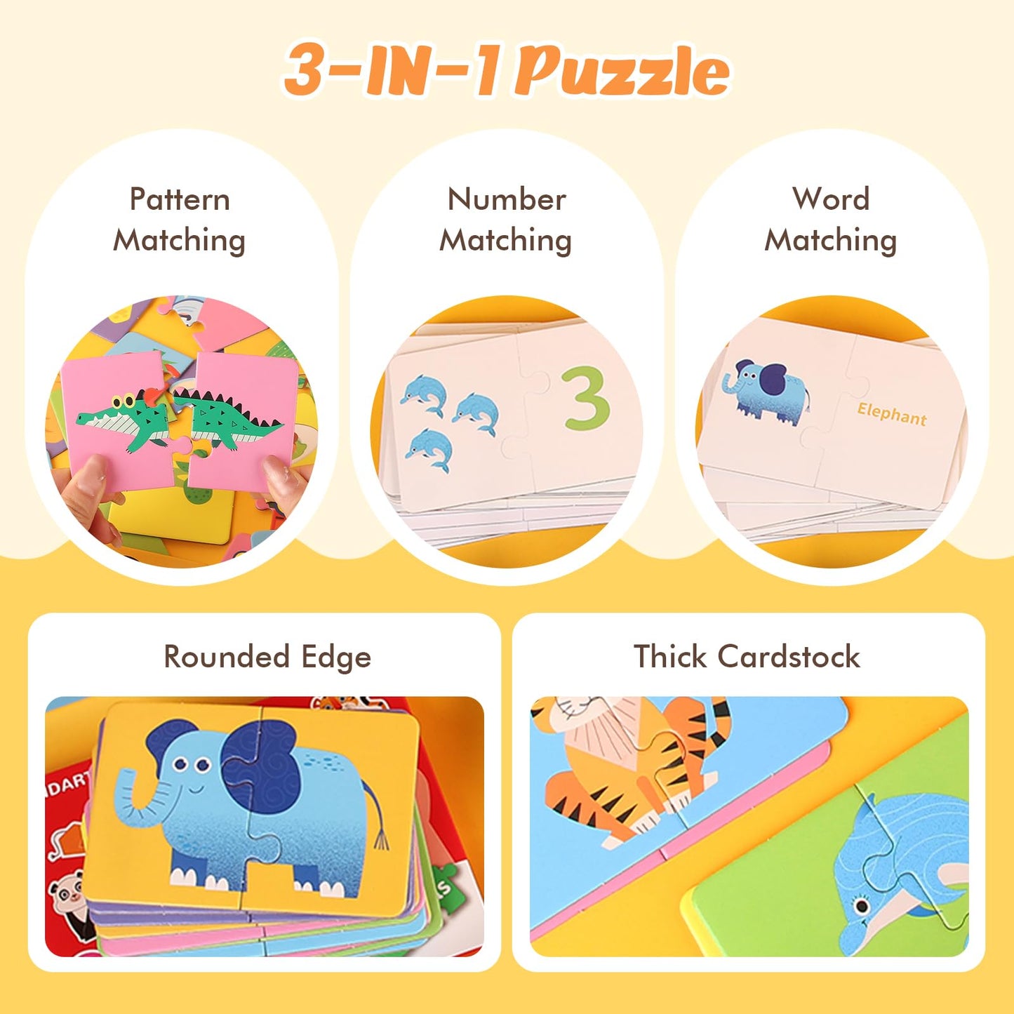 YOKUGO Kids Art Easel with Paper Roll, Desktop Painting Easel Wooden Tabletop Paper Roll Dispenser with Blue Silicone Painting Mat & Puzzle, Table Top Art Kit for Kids & Toddlers