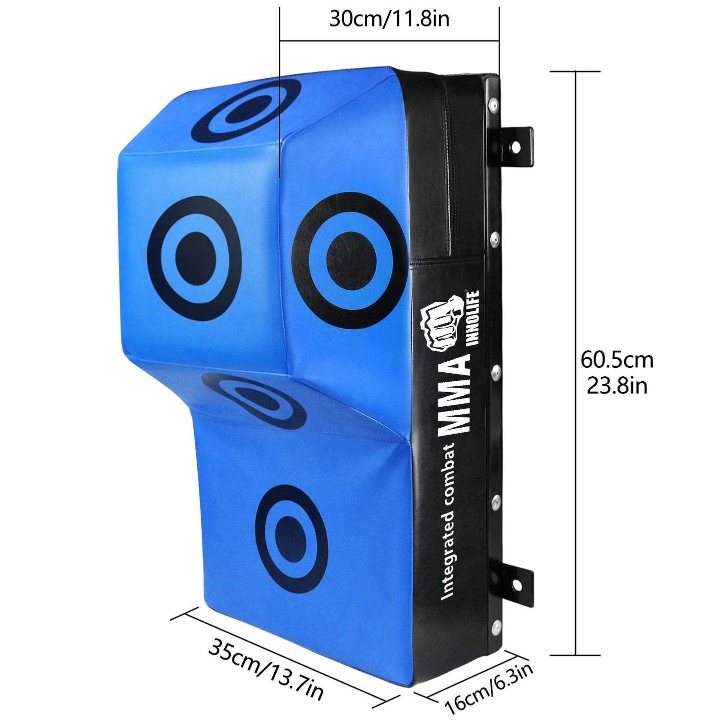 INNOLIFE Wall Mount Uppercut Heavy Bag Boxing MMA Training Punching Target(23.8x13.7x11.8 inches)