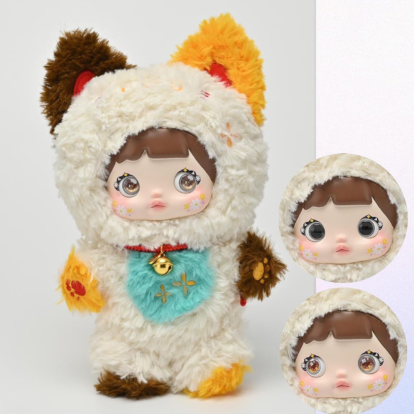 BEEMAI Nommi Loveliness Never Ends Series Plush Blind Box 6PCs (Set of 6 No Repeat) Cute Figures Collectible Toys Birthday Gifts