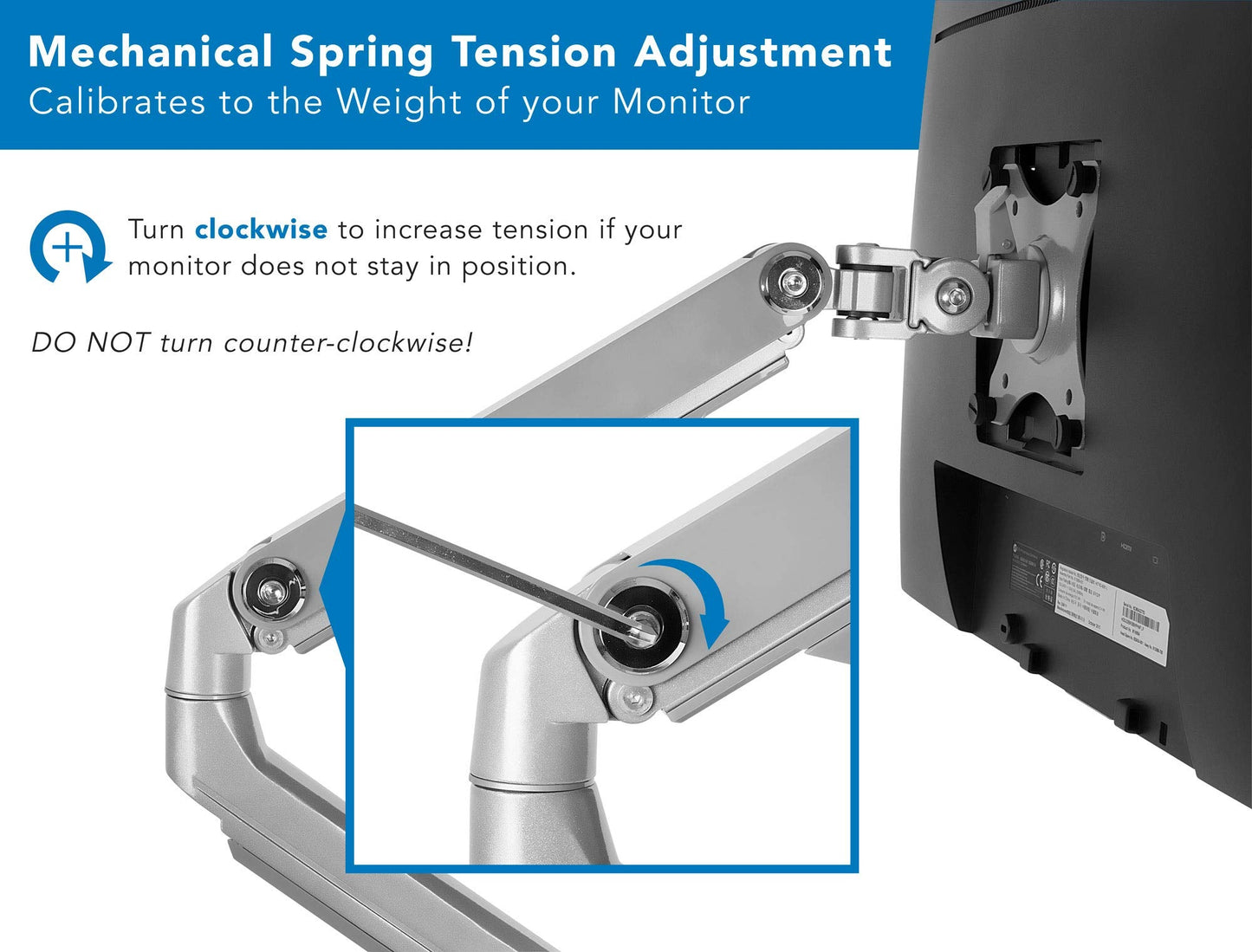 Mount-It! Dual Monitor Desk Mount with USB 3.0 Ports, Full Motion Dual Monitor Stand for 2 Screens up to 32 Inches, VESA 75x75 & 100x100, Clamp or Grommet Installation