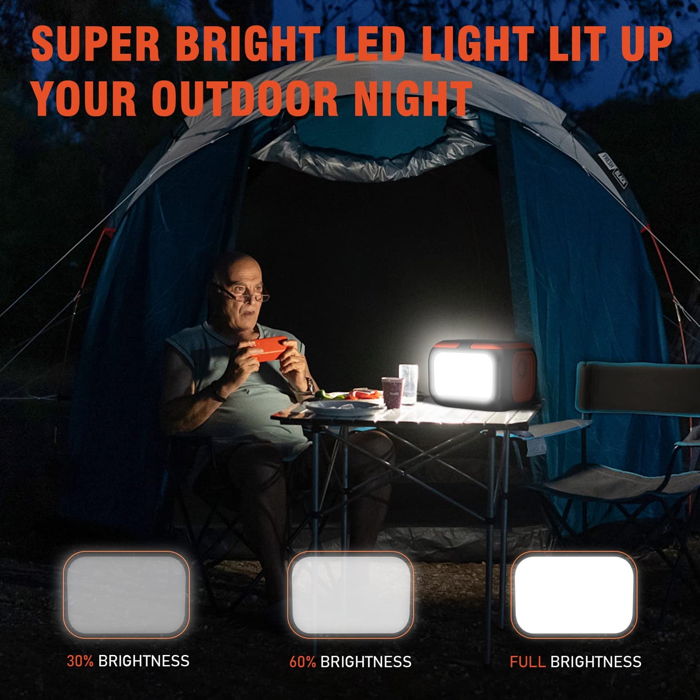 SinKeu Portable Power Station 600W, 296Wh/80000mAh Backup Lithium Battery Pack Bank, 110V Pure Sine Wave AC Outlet Solar Generator for Camping Emergency RV Outdoor Hurricane Supplies