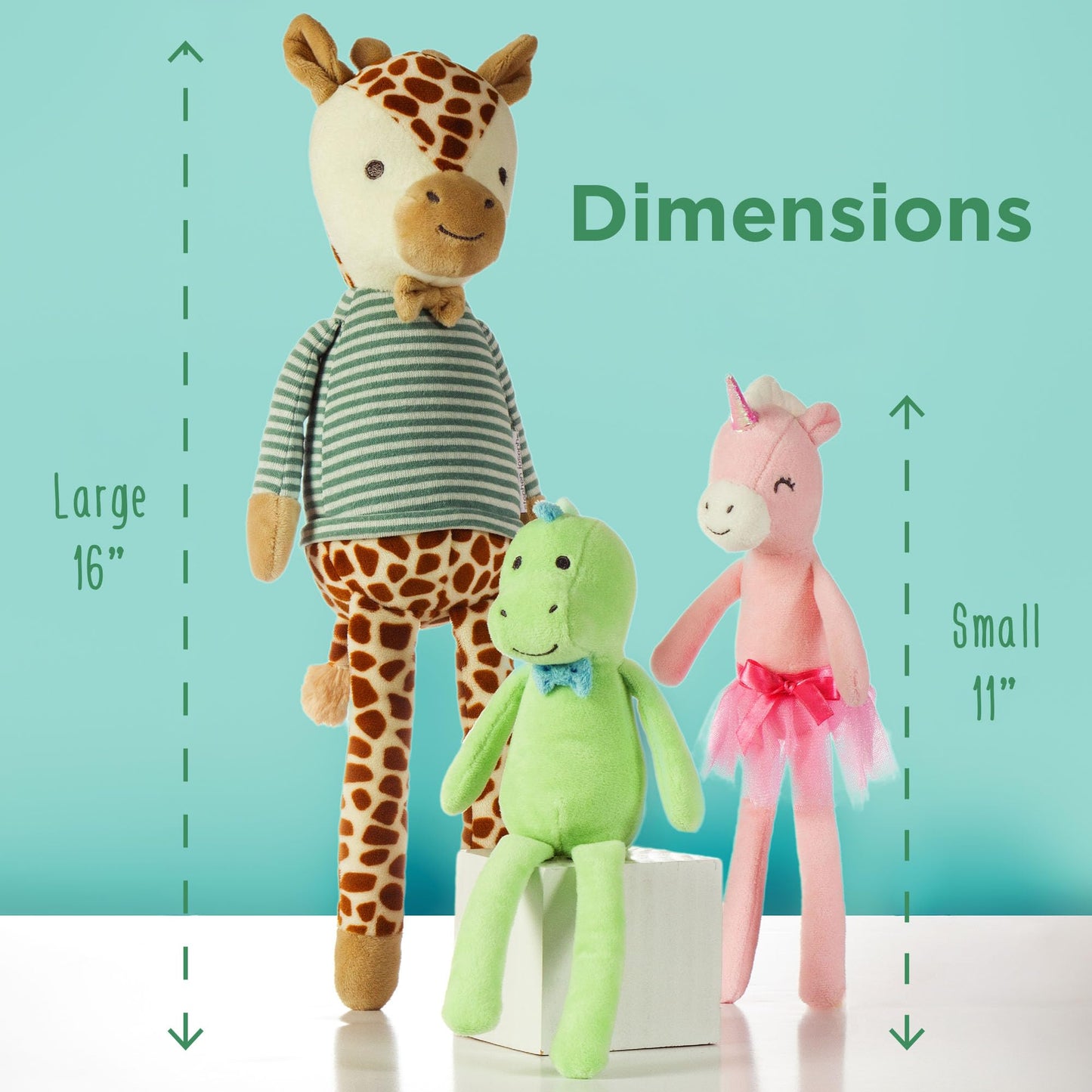 Stephen Joseph, Stuffed Animal Toy 16 inches, Large Super Soft Plush Doll, Toys for Baby, Toddler, Kids, Parker Puppy