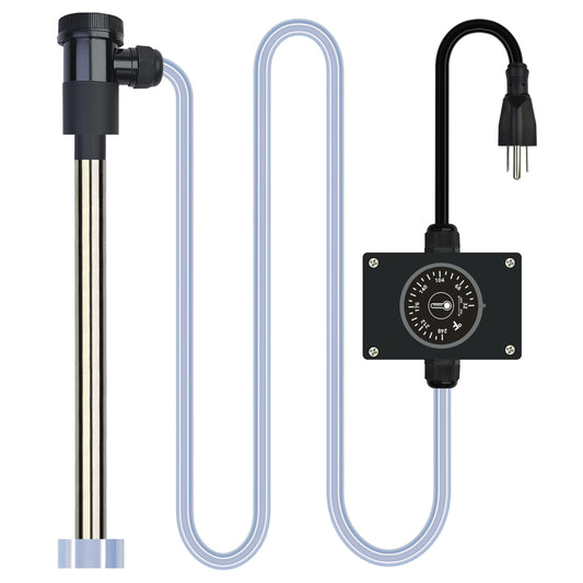 XCLBTFDC 1800W Immersion Water Heater Portable Electric Bathtub & Pool Submersible Water Heater with Temp Control for Bucket, inflatable pool, baptistry, spa tub, above ground pool & Hot Tub