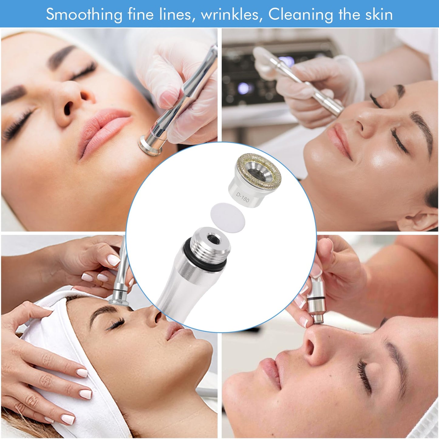200 Pieces Dermabrasion Filters 10mm Pads Filters Replacement Dermabrasion Cotton Filters for Dermabrasion Machine (200 Pieces)