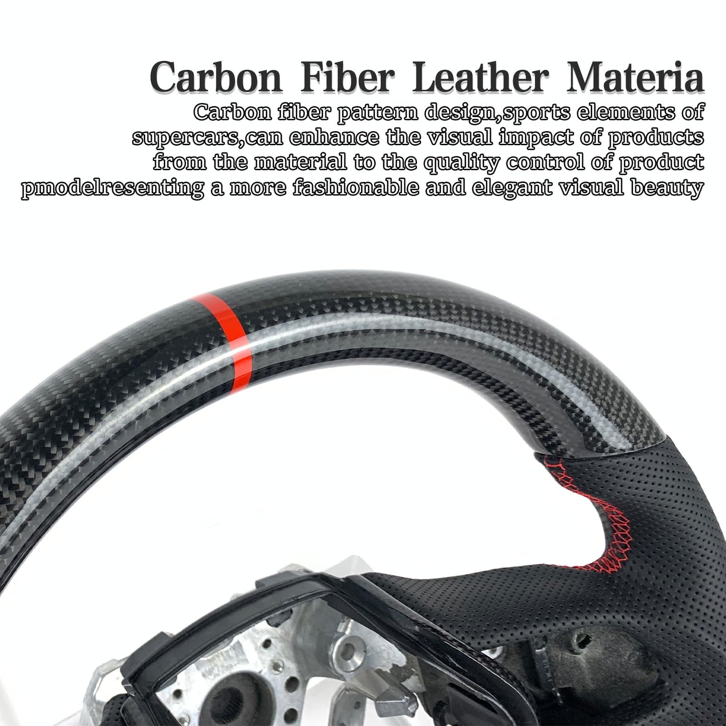 car steering wheel For Infiniti q50 q60 carbon fiber steering wheel 2017 2018 2019 2020 2021 2022 2023 2024